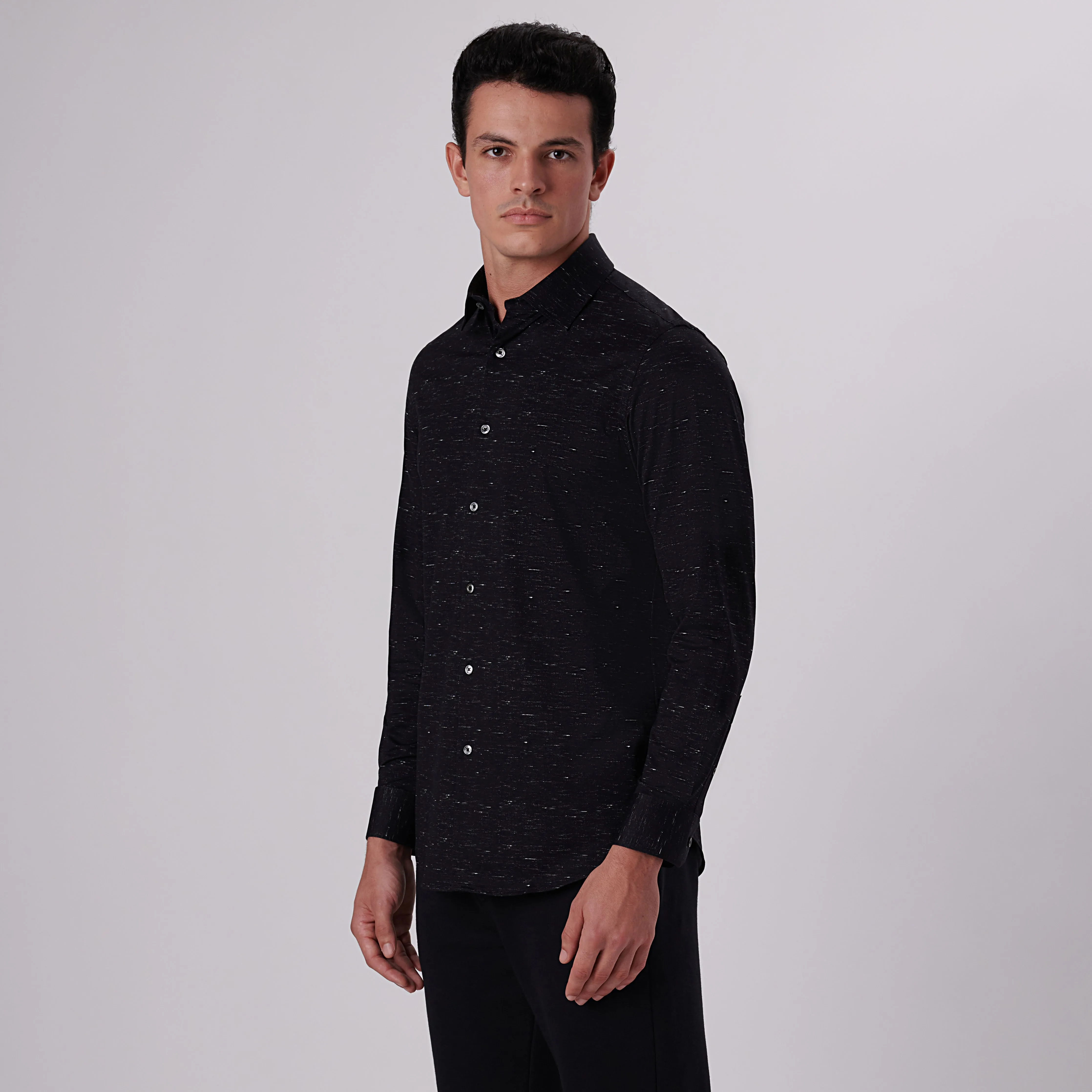 James Heather Print OoohCotton Shirt sold by Bugatchi product image thumbnail 3