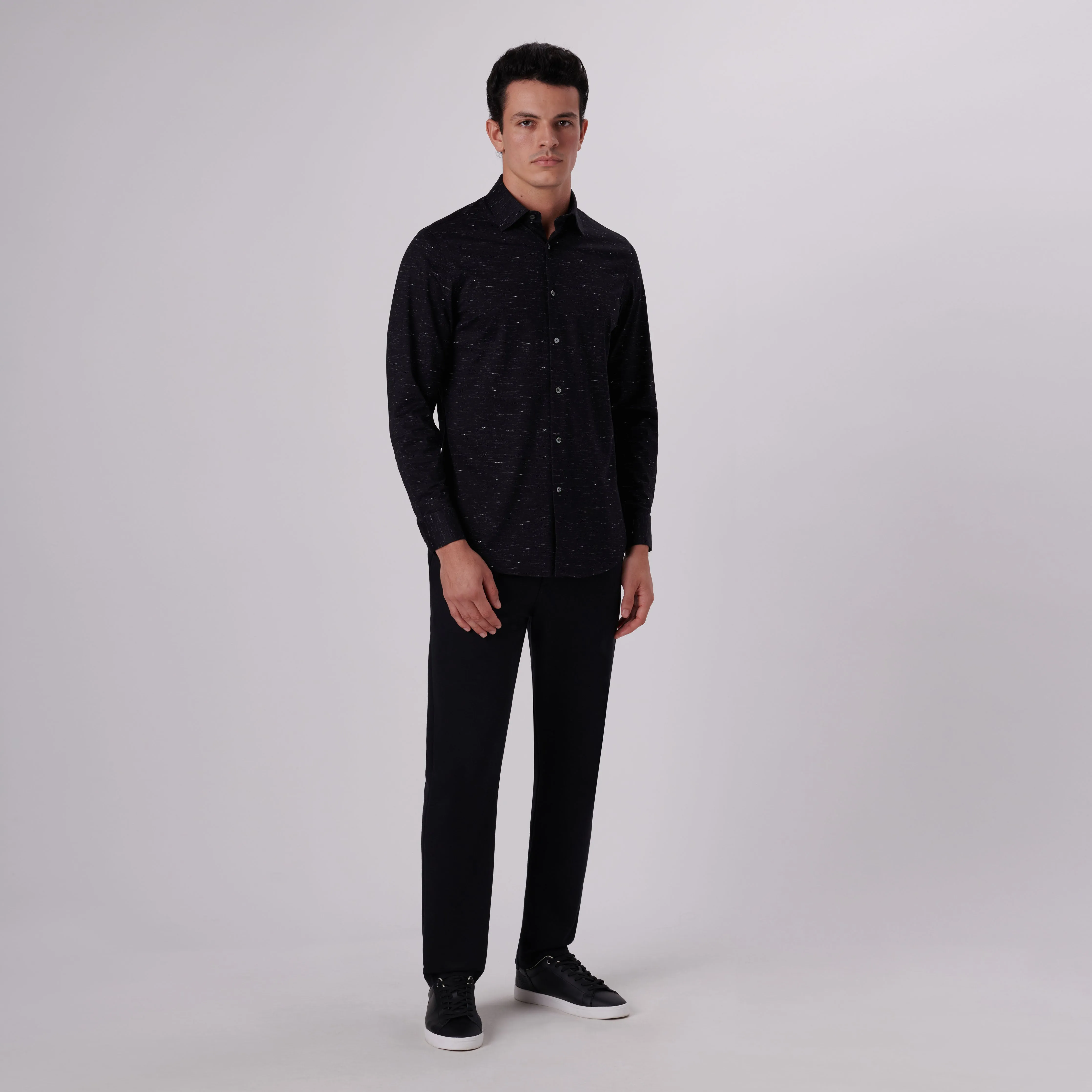 James Heather Print OoohCotton Shirt sold by Bugatchi product image thumbnail 5