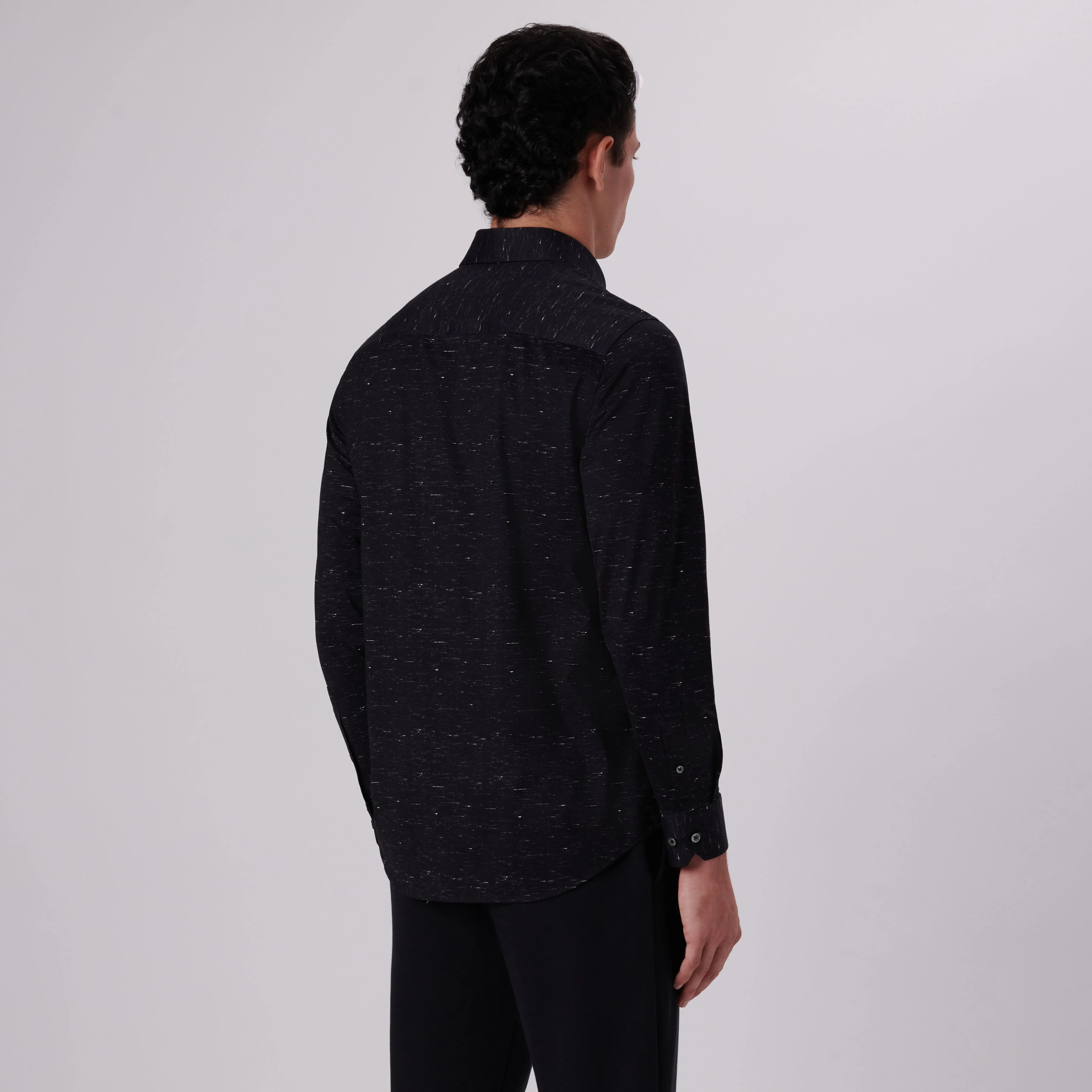 James Heather Print OoohCotton Shirt sold by Bugatchi product image thumbnail 4