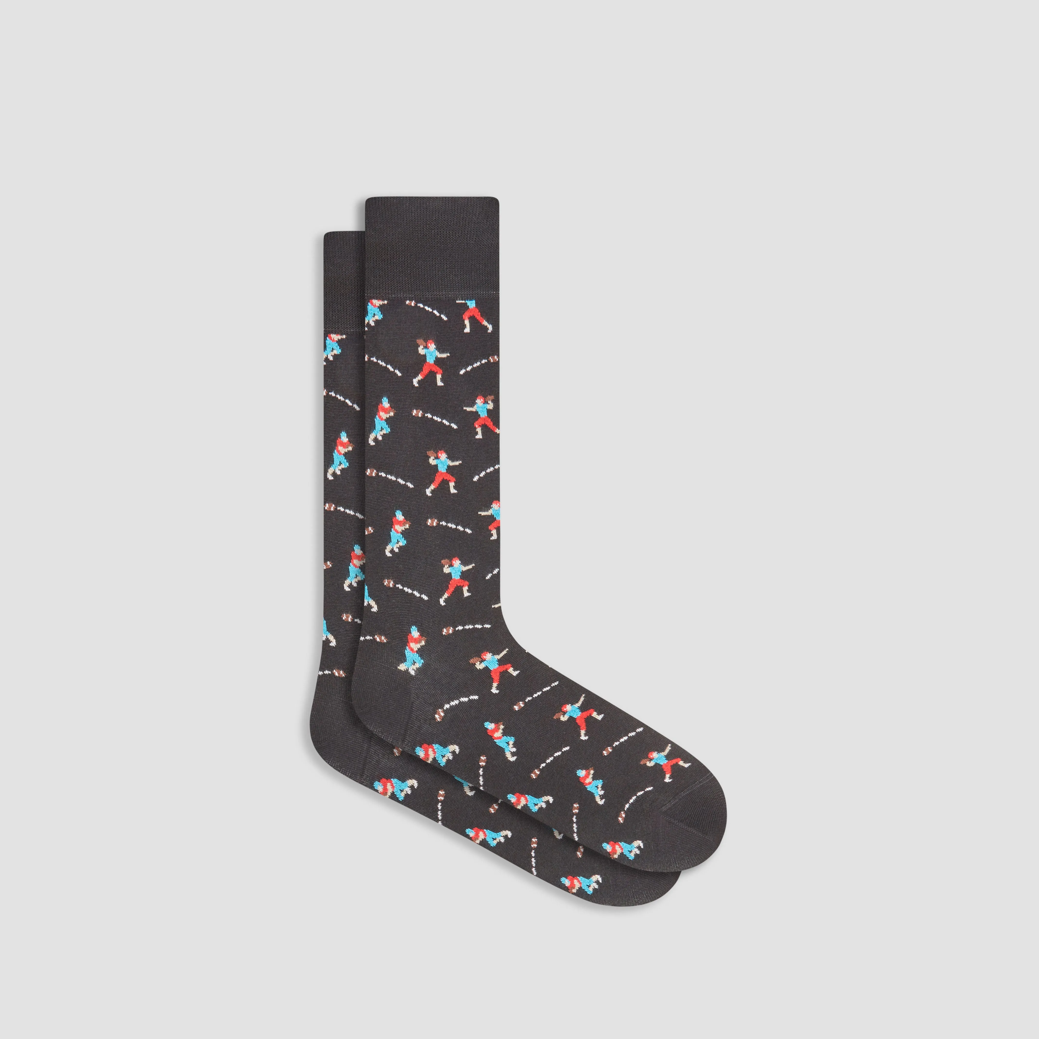 Football Player Mid-Calf Socks sold by Bugatchi