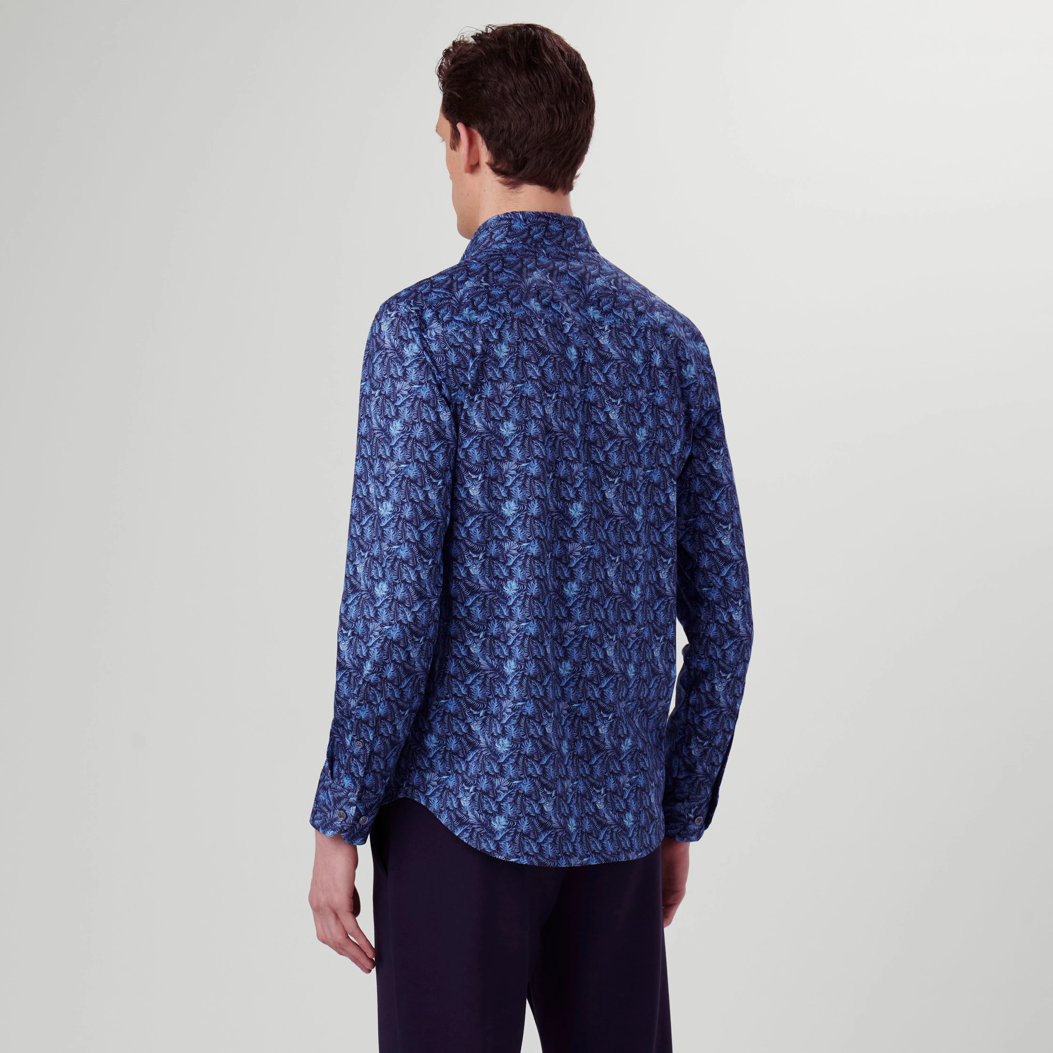 James Leaf Print OoohCotton Shirt sold by Bugatchi product image thumbnail 4