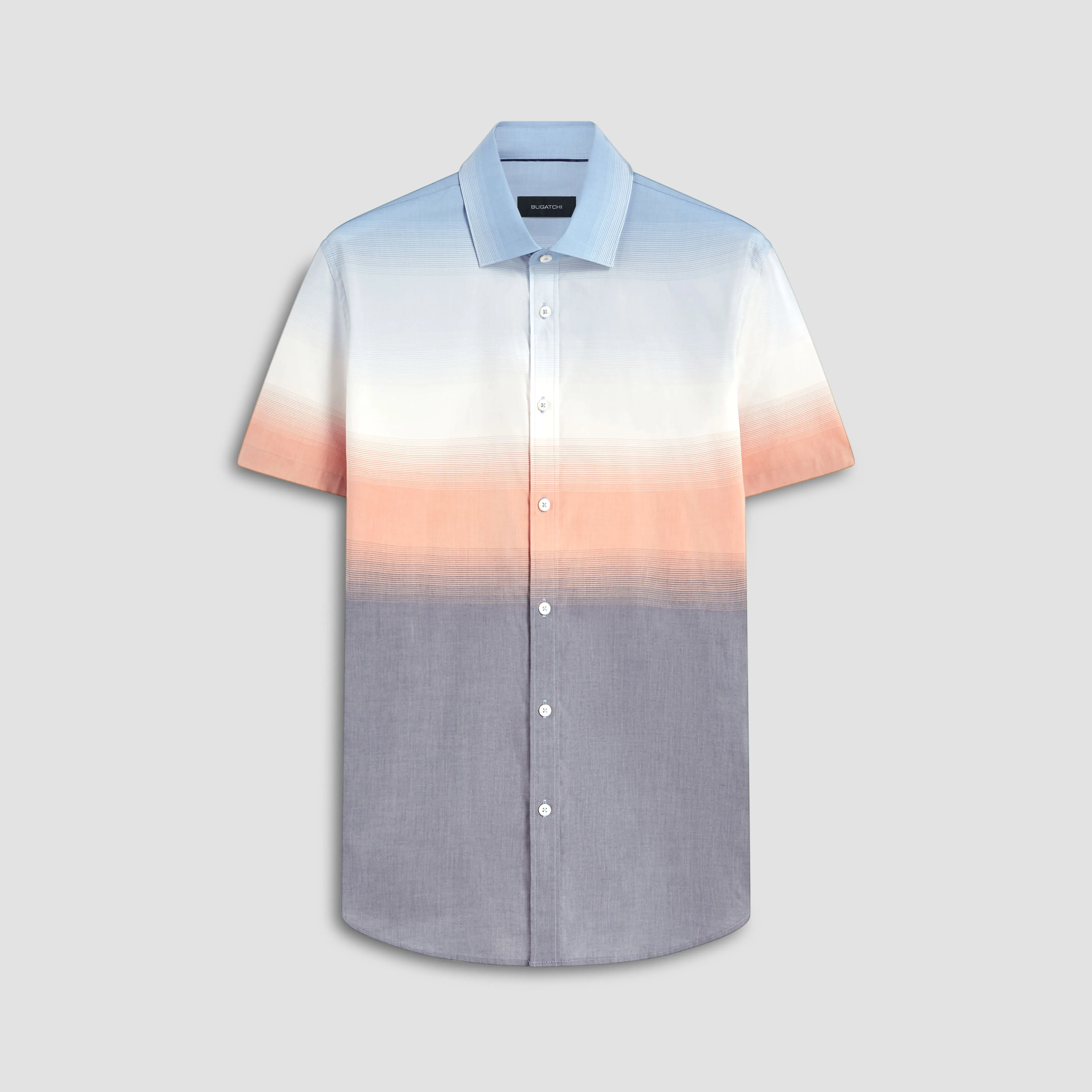 Orson Ombre Short Sleeve Shirt sold by Bugatchi