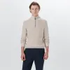 Solid Quarter Zip Pullover Sweater sold by Bugatchi