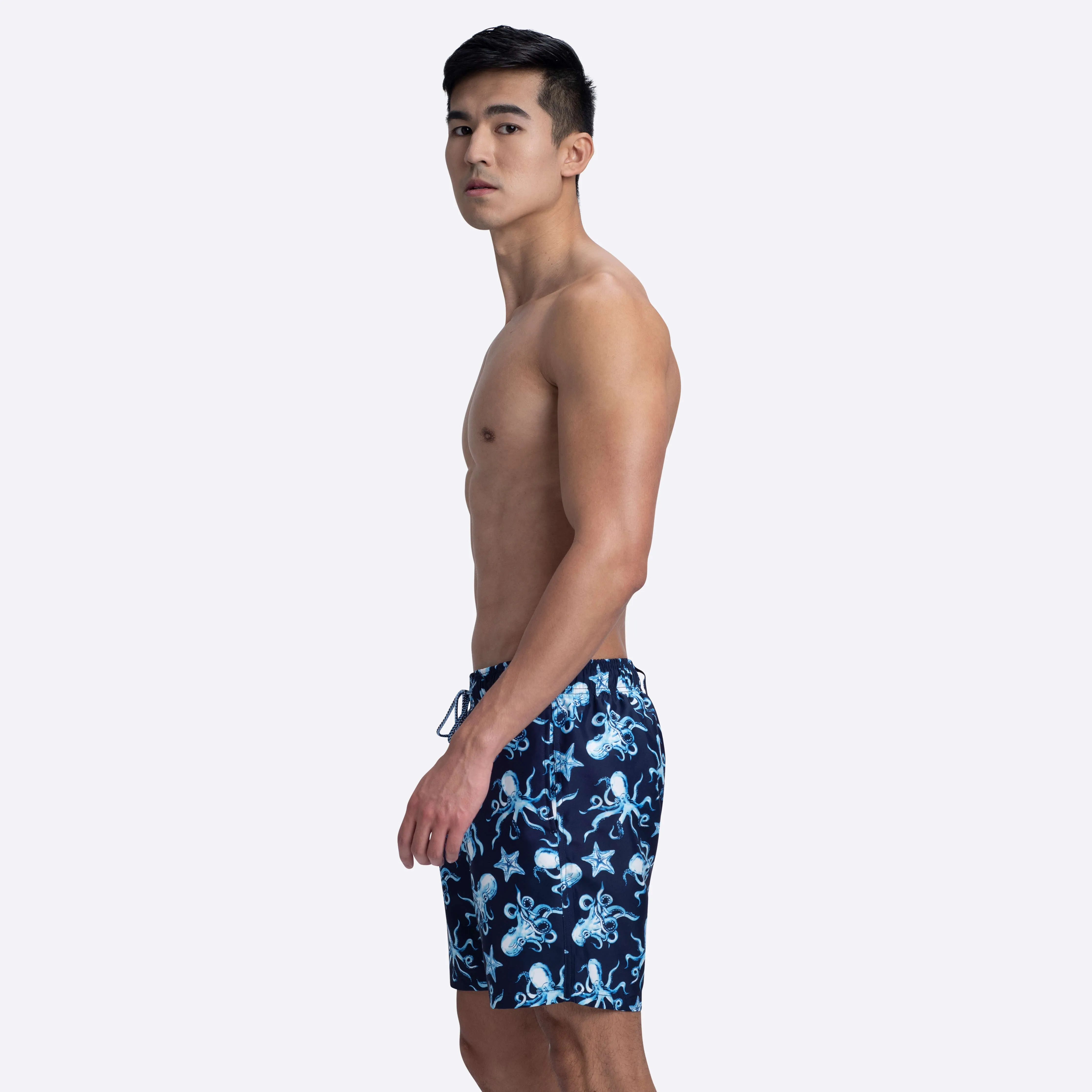 DELANO Octopus Print Swim Trunks sold by Bugatchi product image thumbnail 3
