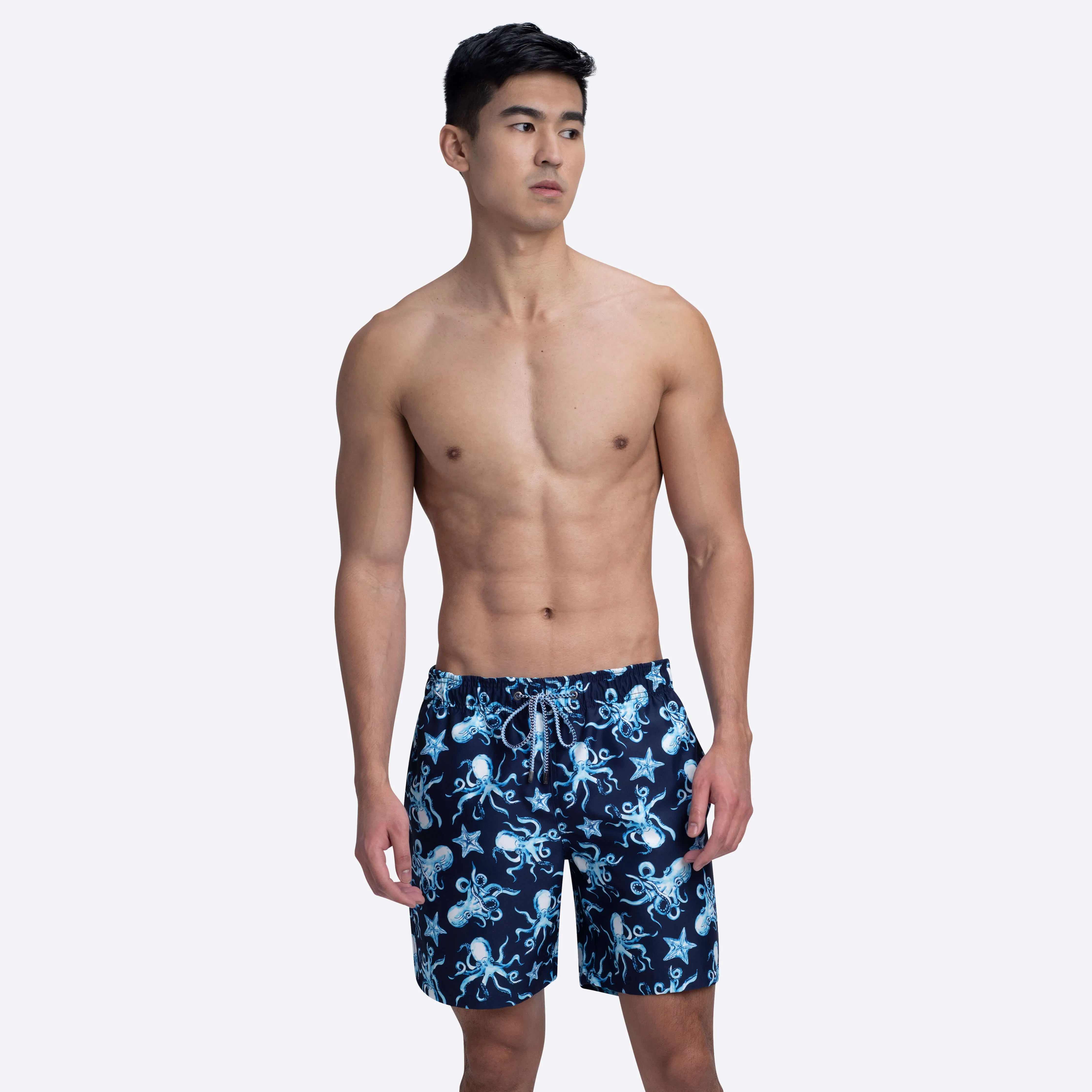 DELANO Octopus Print Swim Trunks sold by Bugatchi product image thumbnail 2