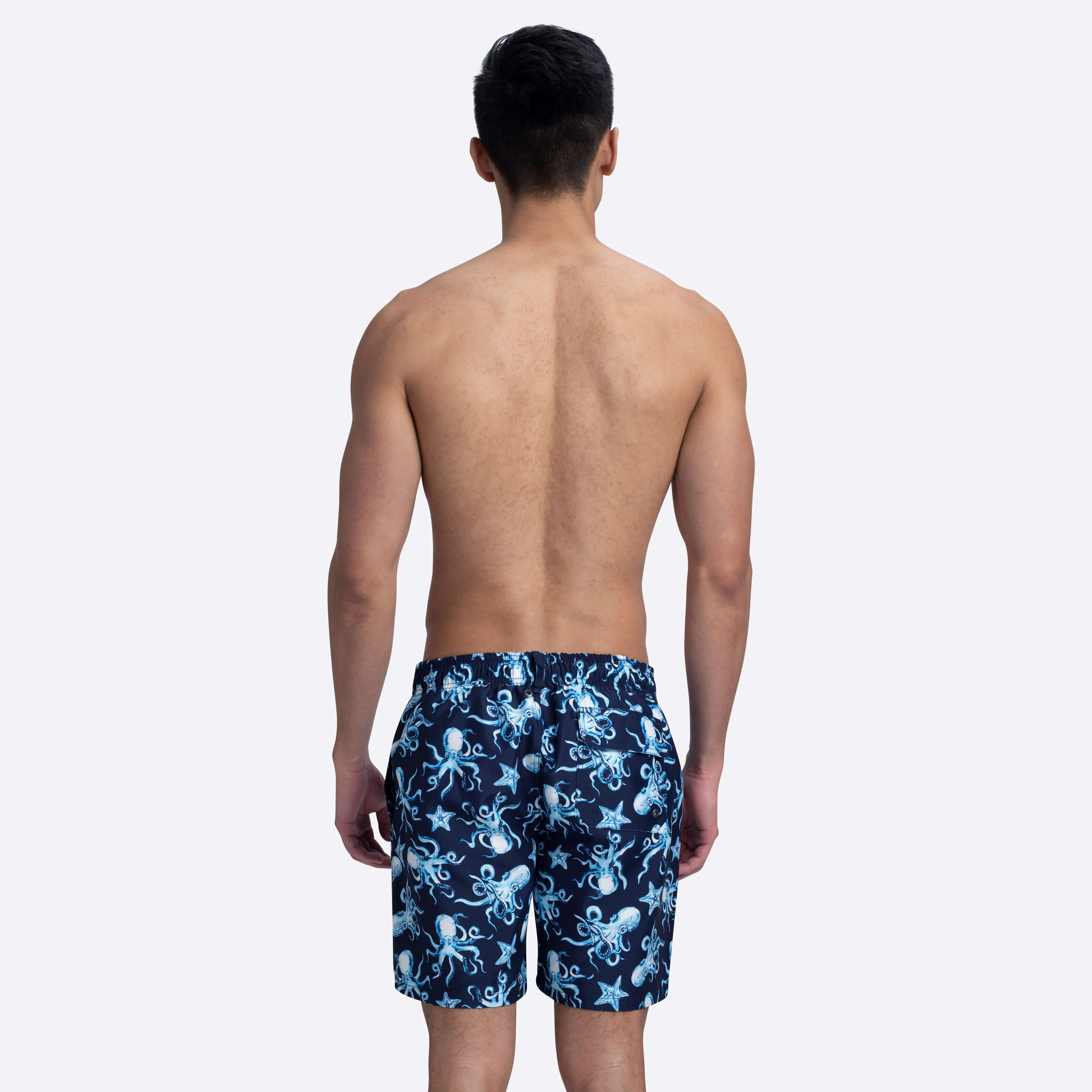 DELANO Octopus Print Swim Trunks sold by Bugatchi product image thumbnail 4