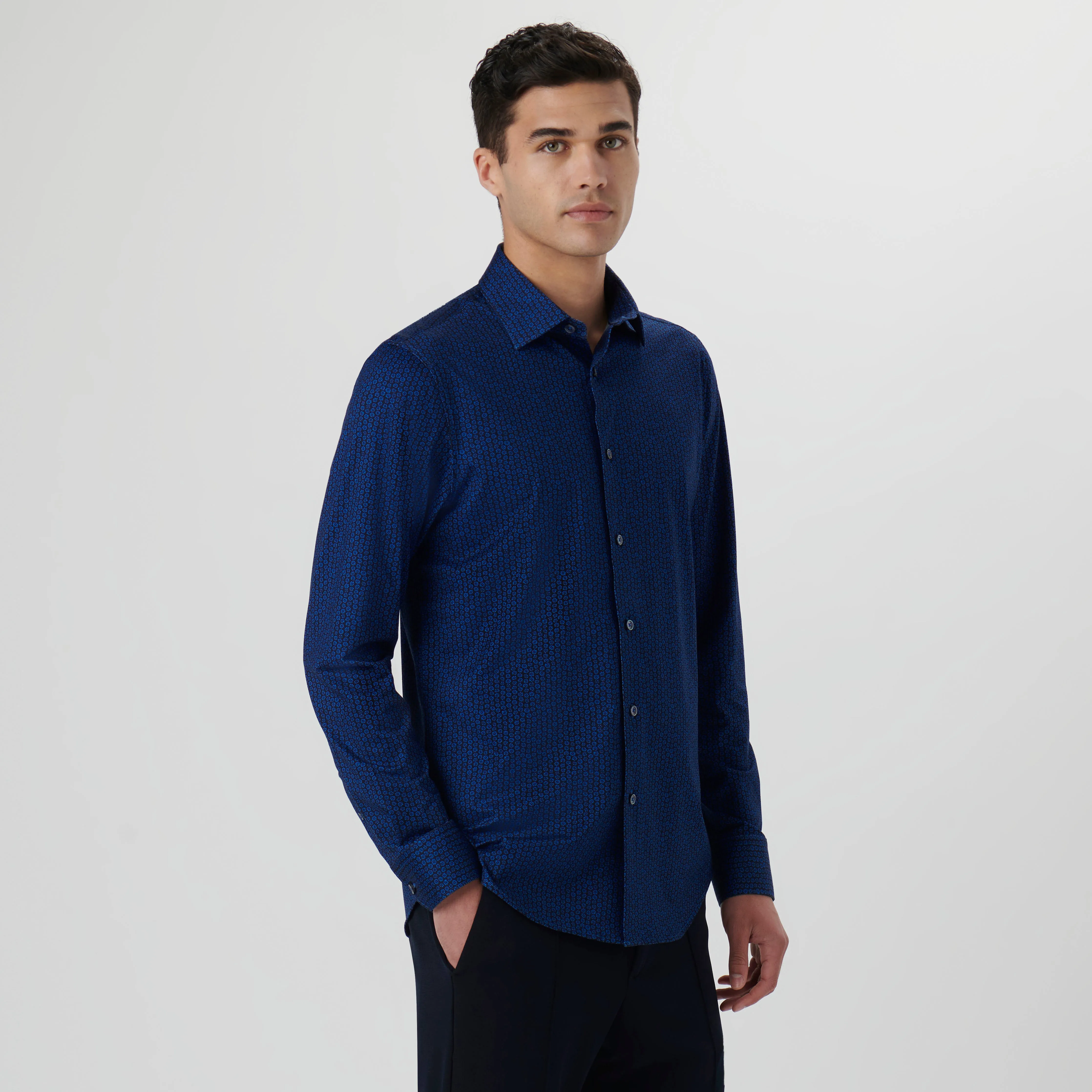 James Floral OoohCotton Shirt sold by Bugatchi product image thumbnail 3