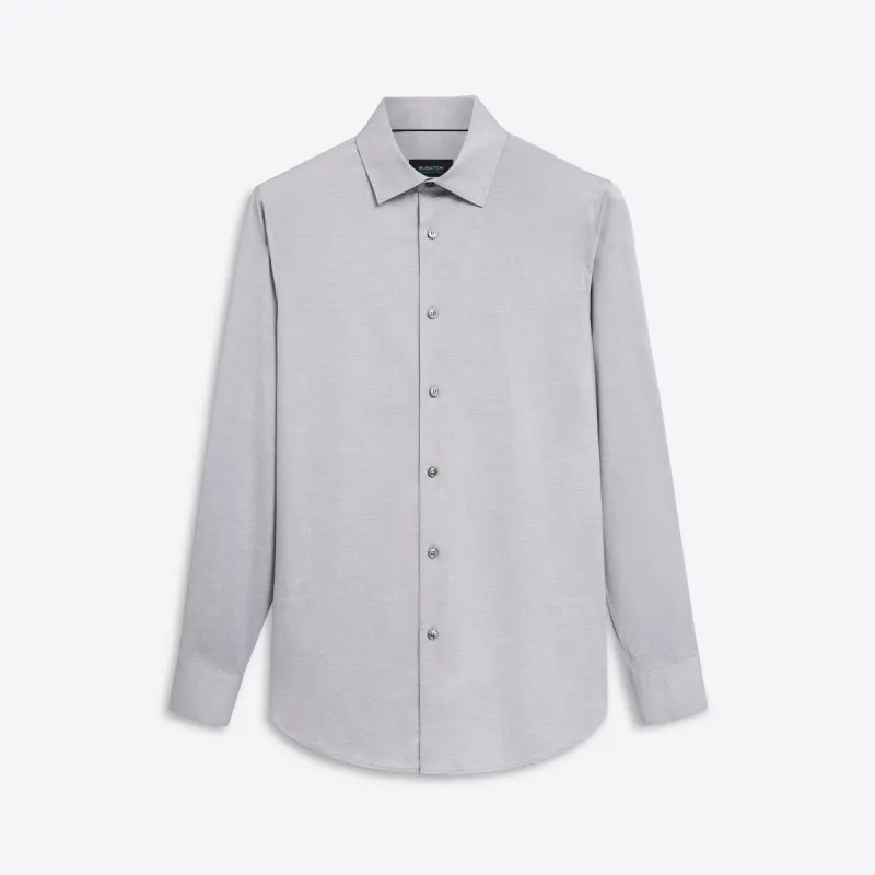 JAMES Chambray Print OoohCotton Shirt sold by Bugatchi