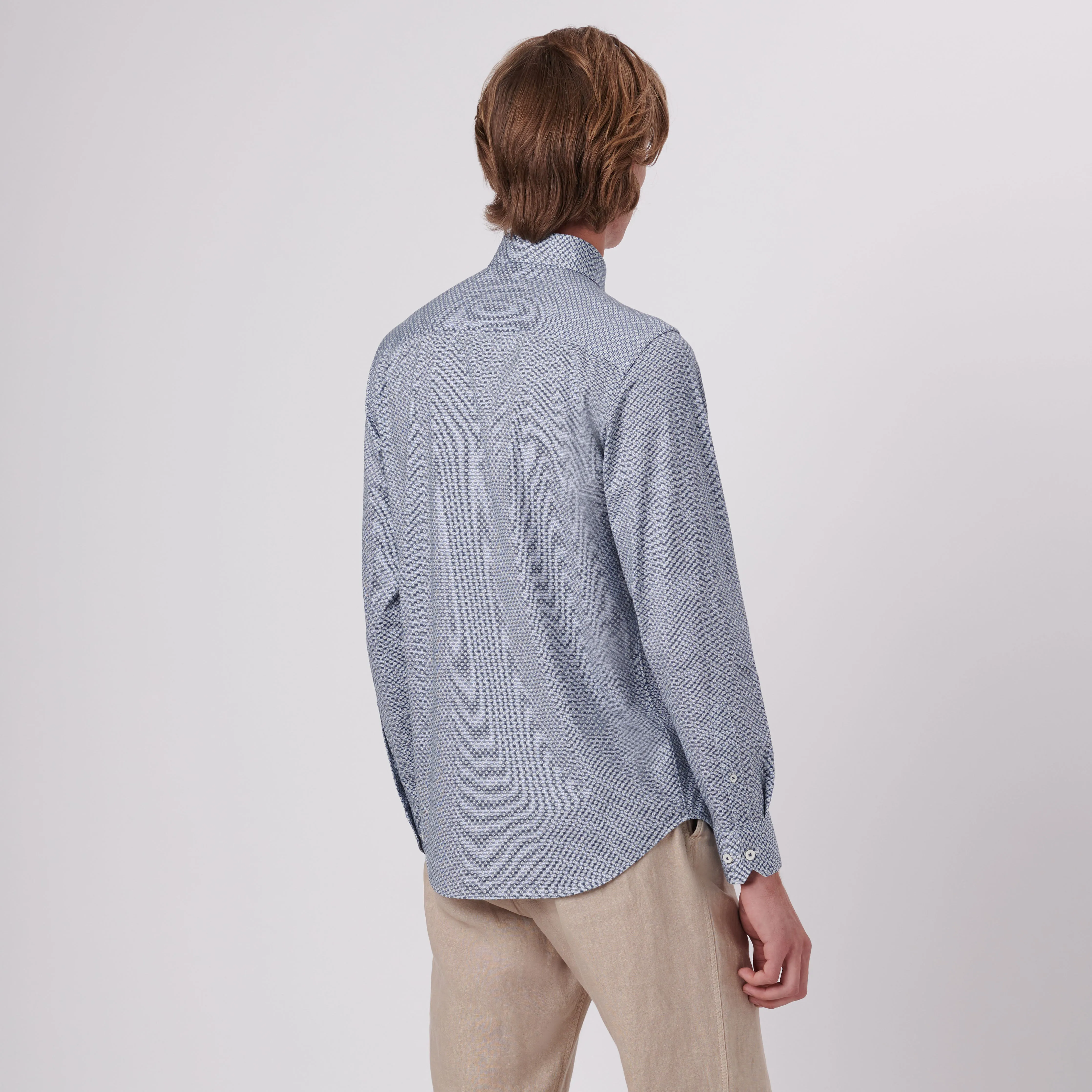 James Floral Print OoohCotton Shirt sold by Bugatchi product image thumbnail 4