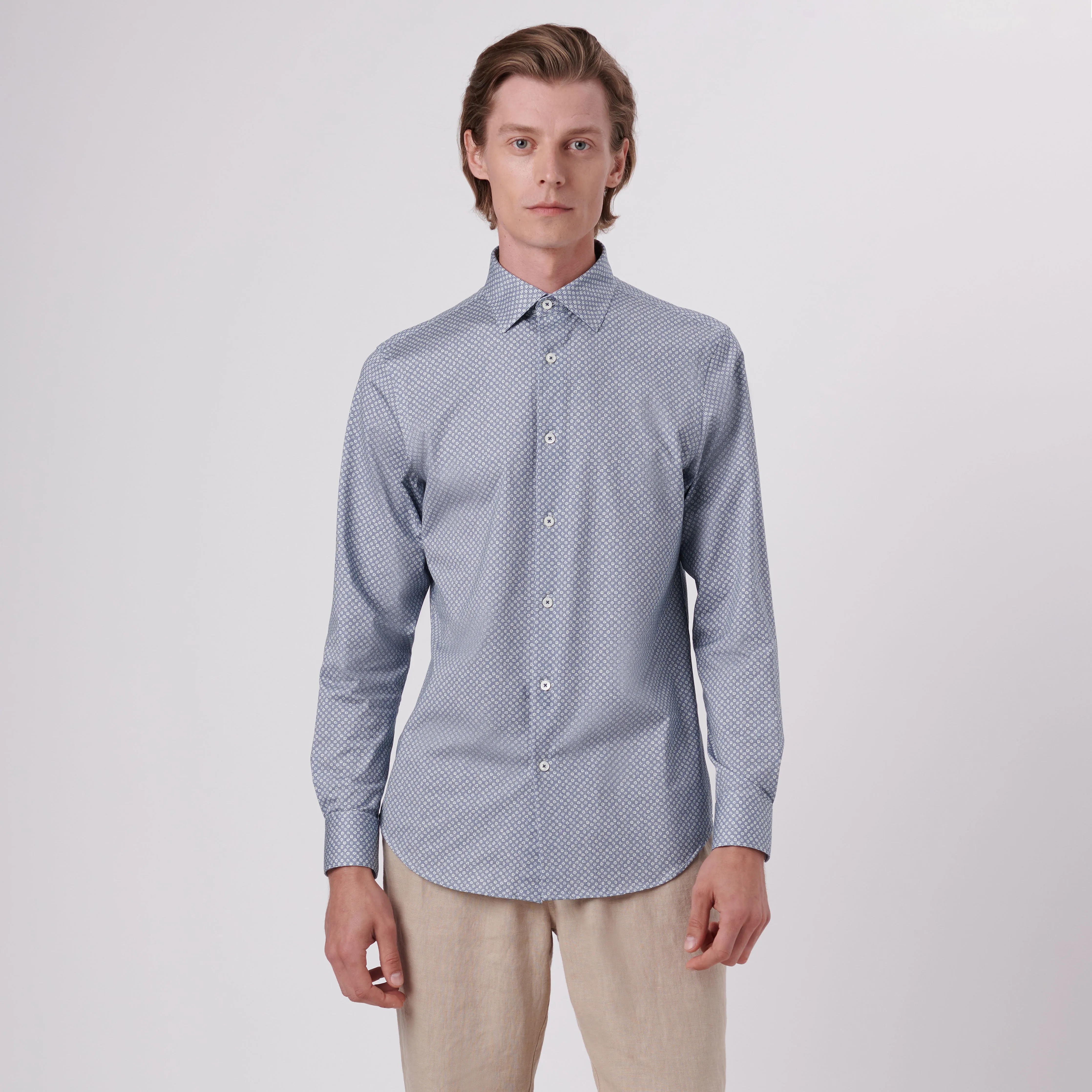 James Floral Print OoohCotton Shirt sold by Bugatchi product image thumbnail 2