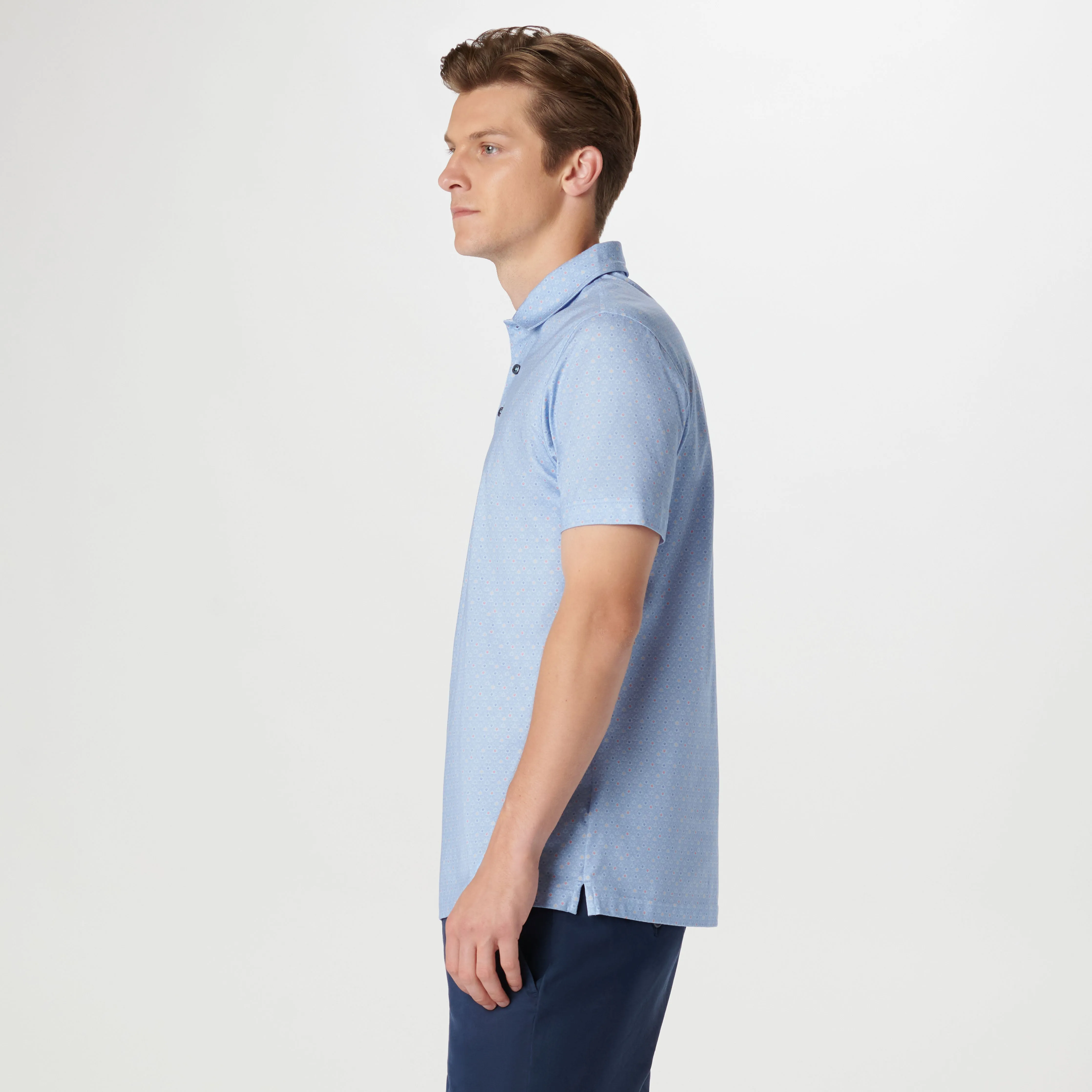 Victor Abstract Floral OoohCotton Polo sold by Bugatchi product image thumbnail 3