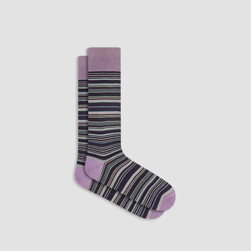 Striped Mid-Calf Socks sold by Bugatchi