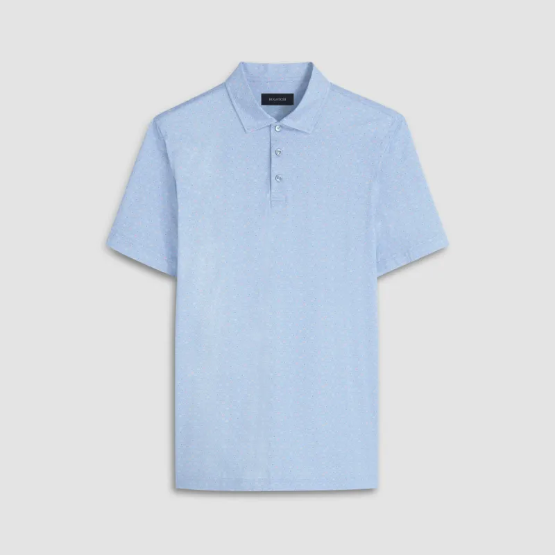 Victor Abstract Floral OoohCotton Polo made by Bugatchi