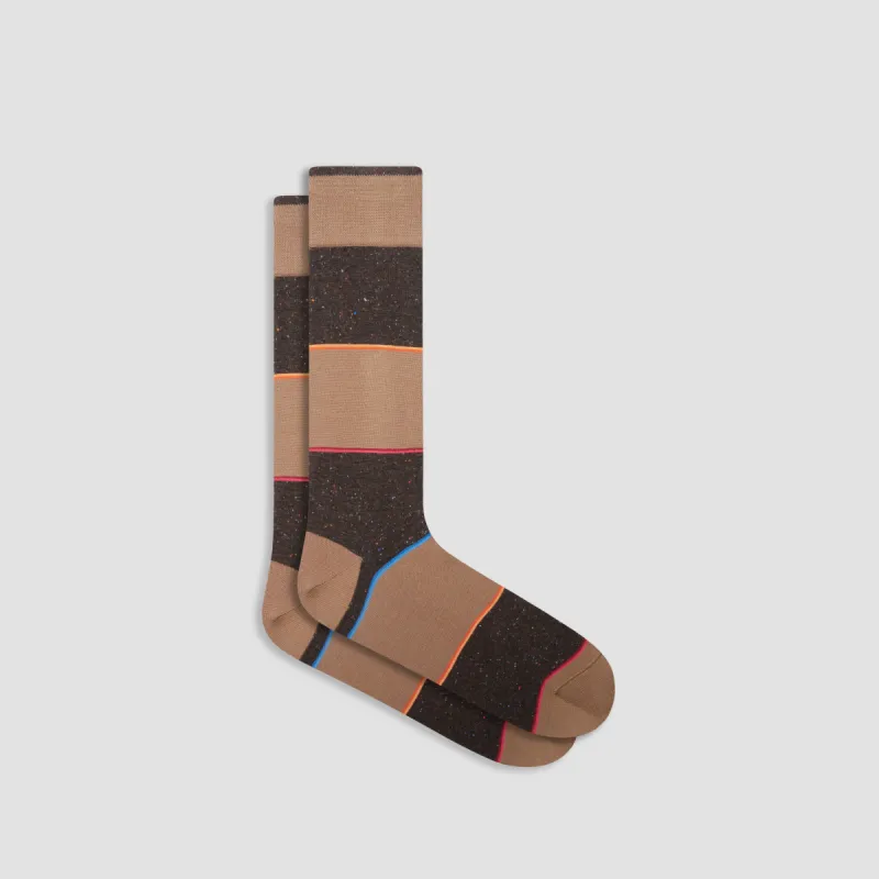Color Block Mid-Calf Socks sold by Bugatchi