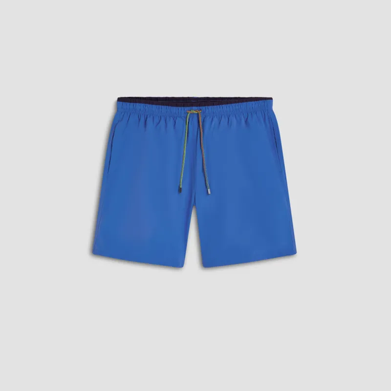 Quinn Solid Swim Trunks sold by Bugatchi