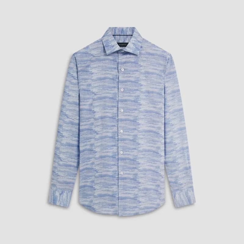 Axel Abstract Print Shirt sold by Bugatchi