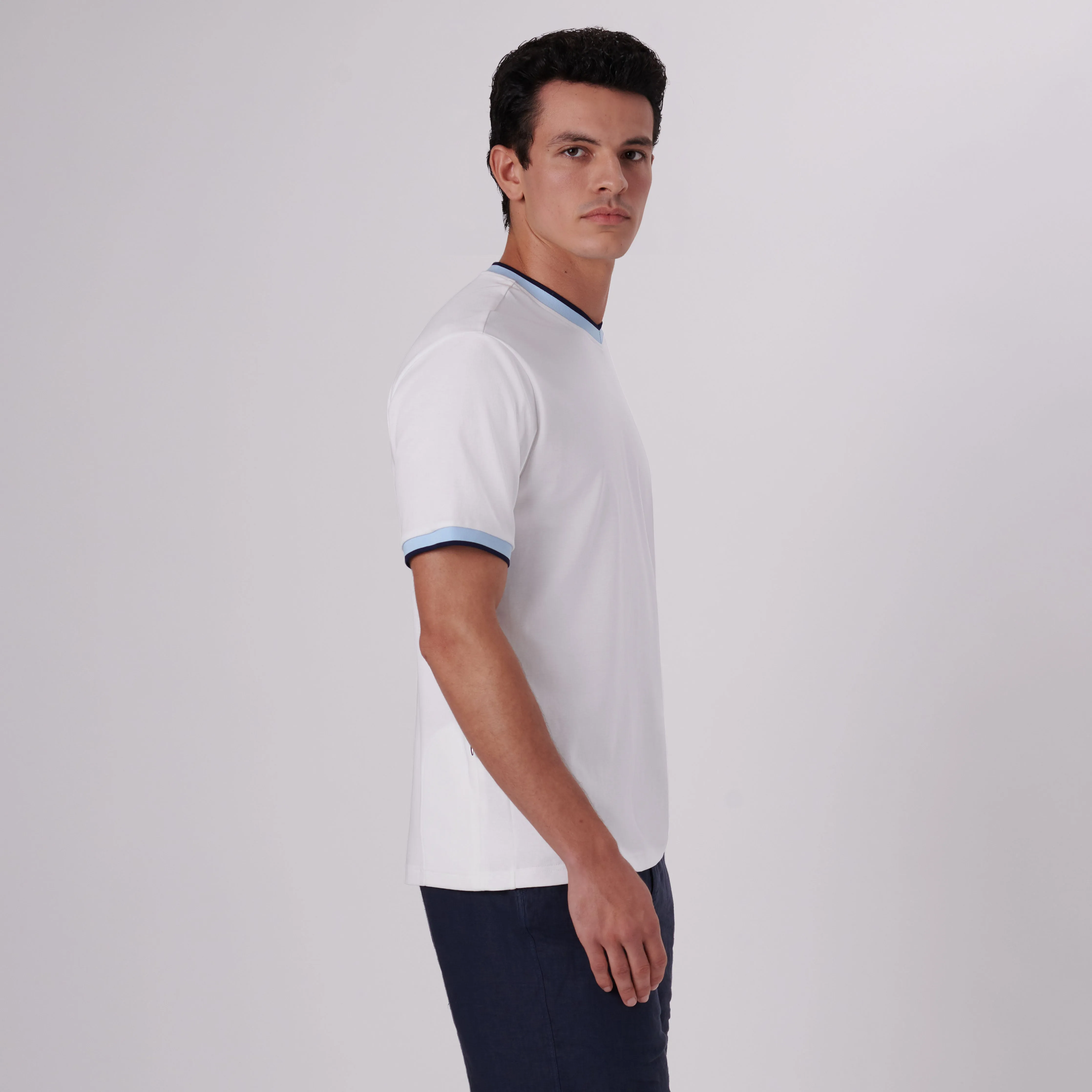 High V-Neck T-Shirt sold by Bugatchi product image thumbnail 3