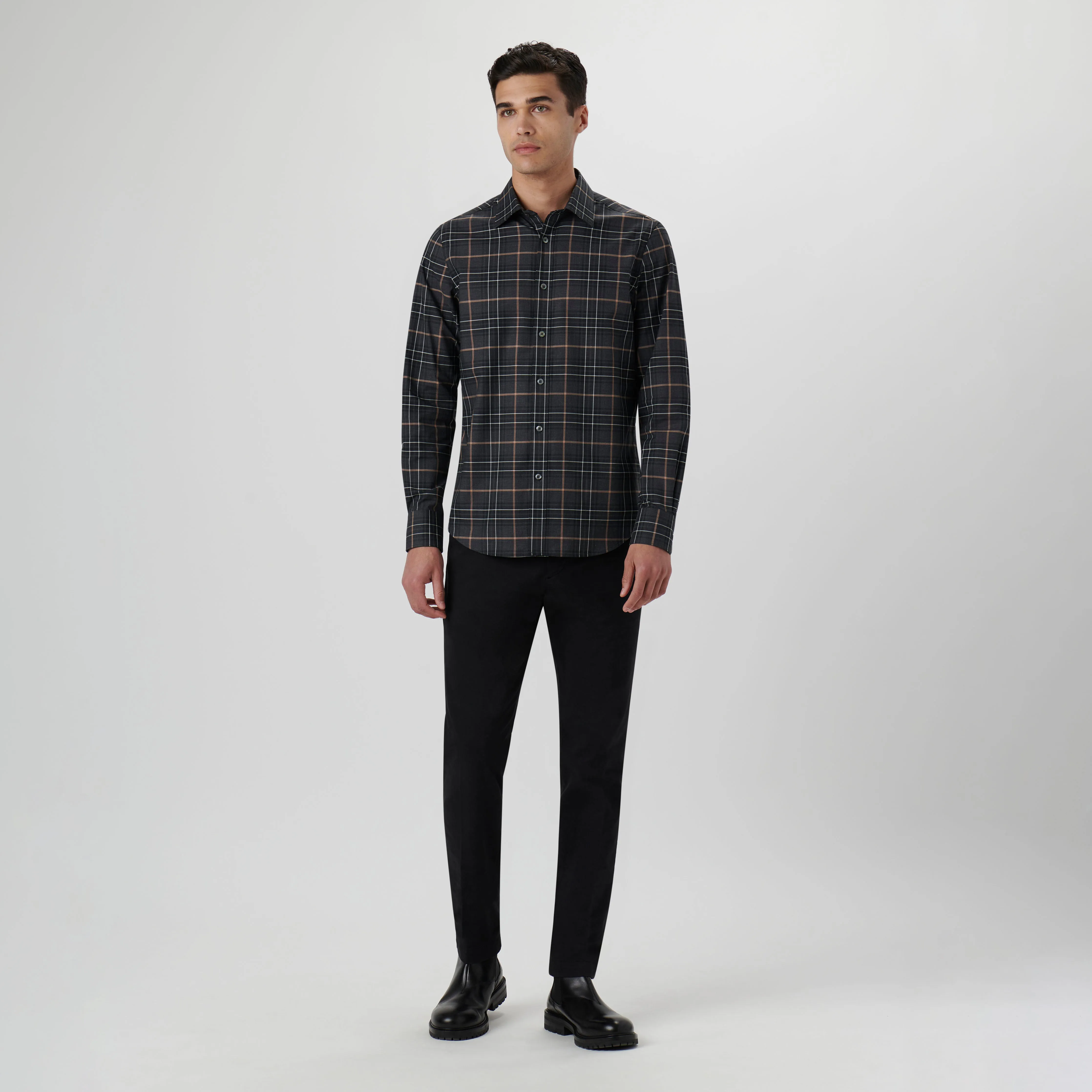 Julian Plaid Shirt sold by Bugatchi product image thumbnail 5