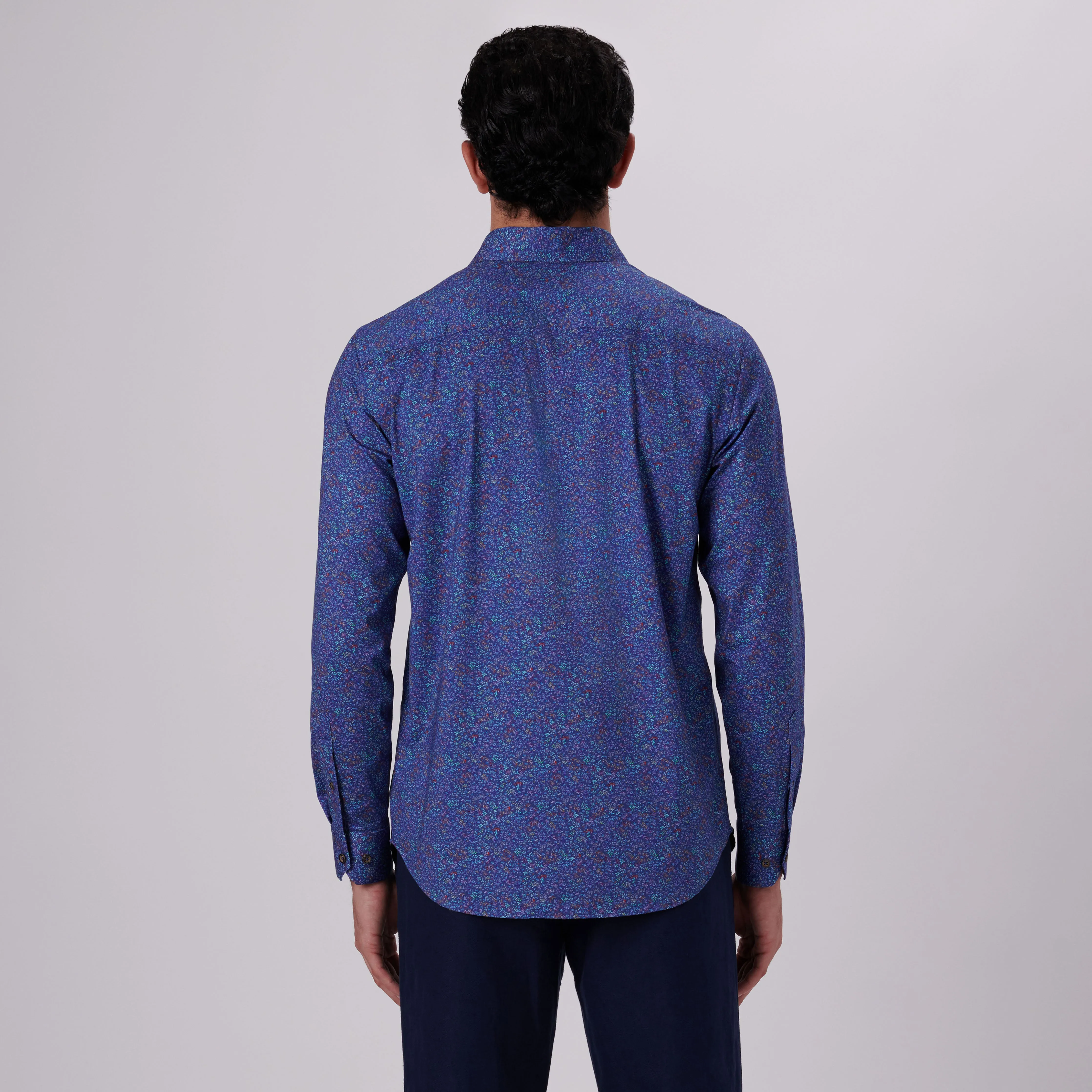 James Floral Print OoohCotton Shirt sold by Bugatchi product image thumbnail 4