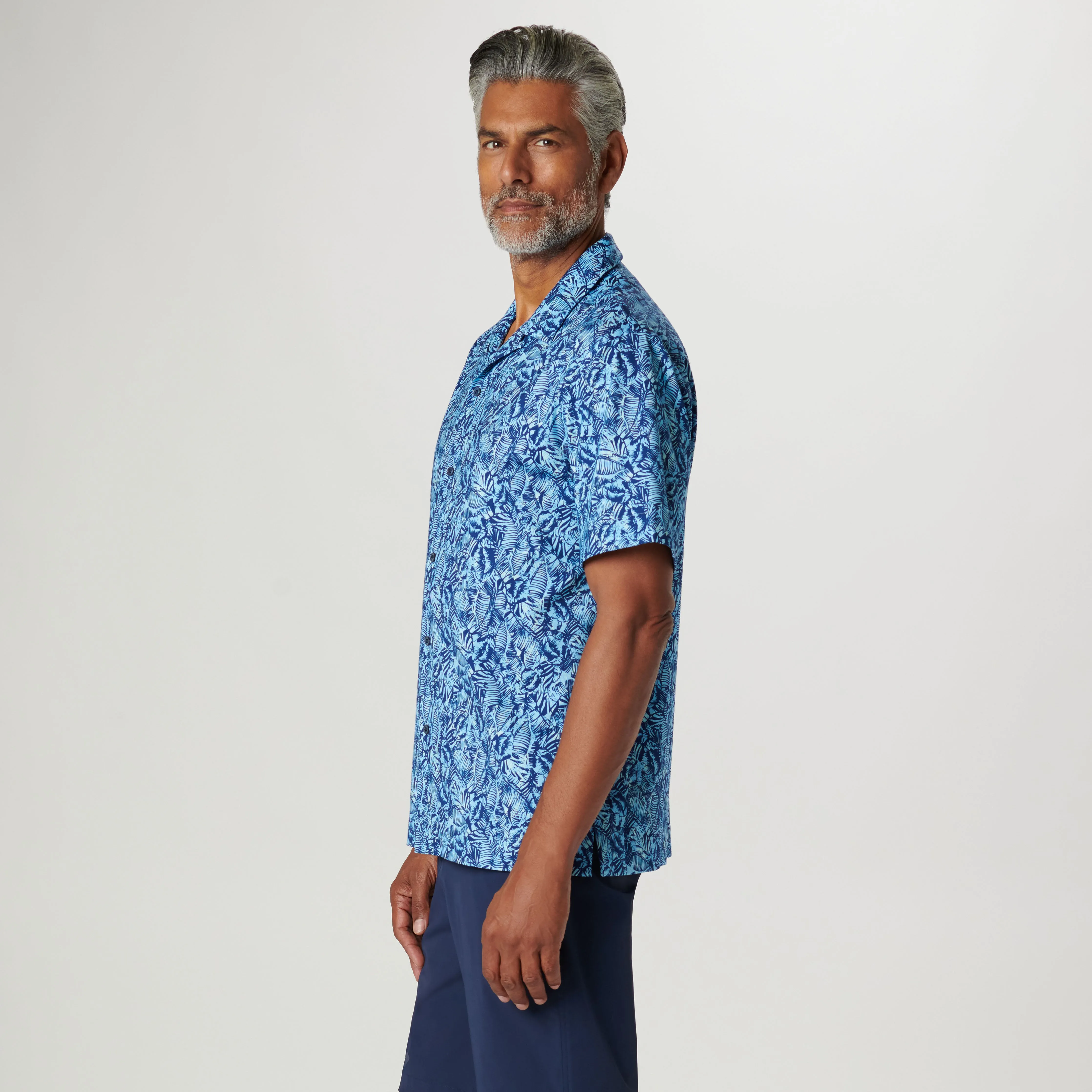 Cole Floral OoohCotton Camp Shirt sold by Bugatchi product image thumbnail 3