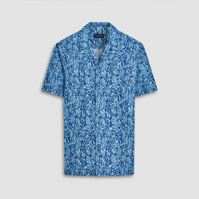 Cole Floral OoohCotton Camp Shirt sold by Bugatchi