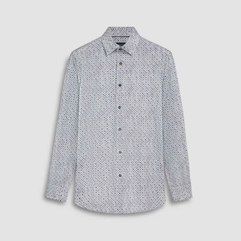 James Mosaic Print OoohCotton Shirt sold by Bugatchi