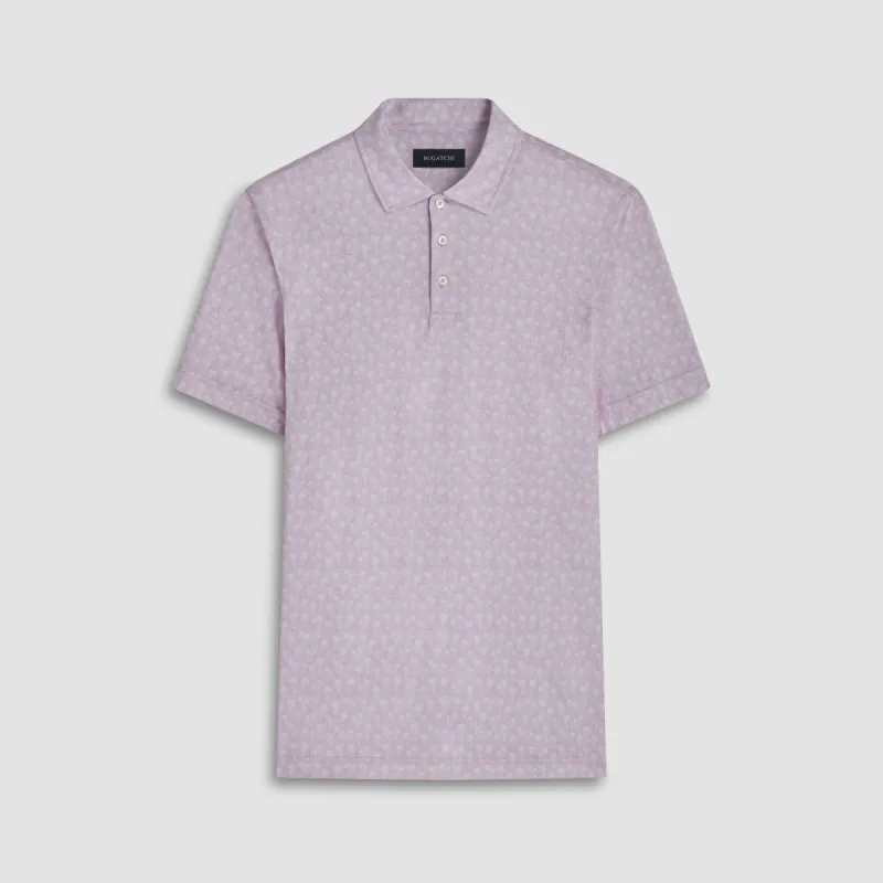 Victor Palm Tree OoohCotton Polo sold by Bugatchi