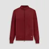 Super Merino Mock Neck Full Zip Sweater sold by Bugatchi