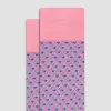 Geometric Mid-Calf Socks sold by Bugatchi