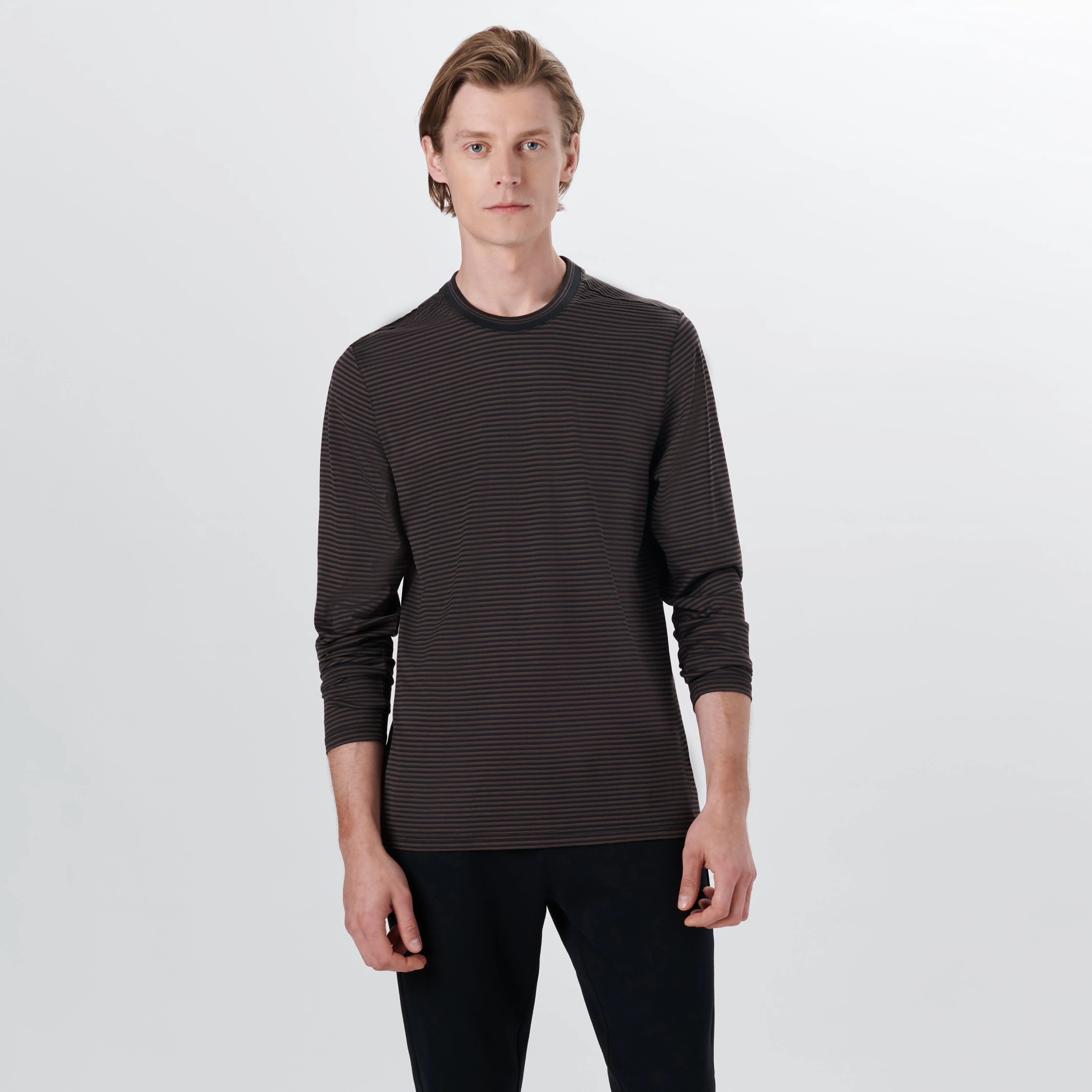 Long Sleeve Crew Neck sold by Bugatchi product image thumbnail 2