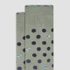 Polka Dot Mid-Calf Socks sold by Bugatchi
