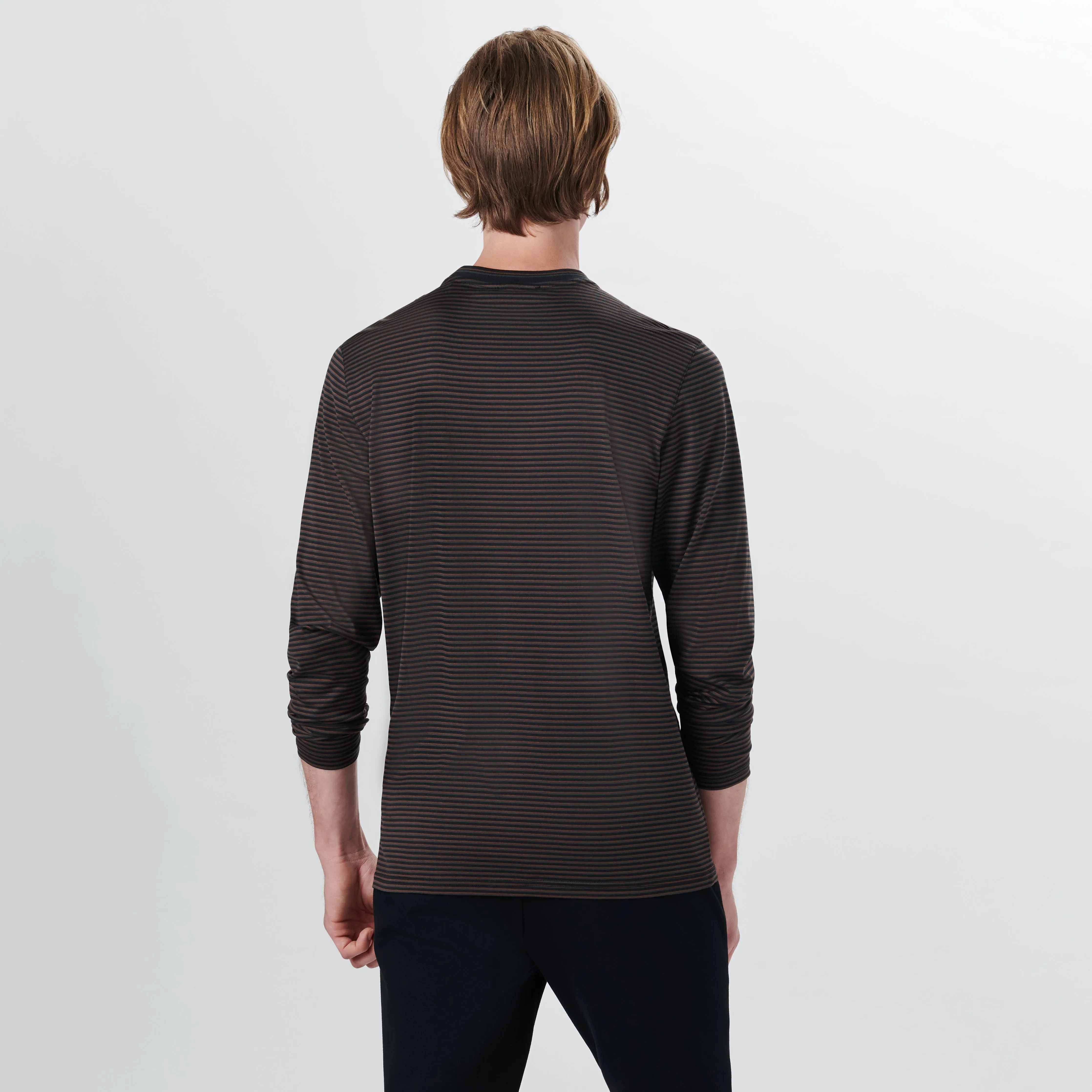 Long Sleeve Crew Neck sold by Bugatchi product image thumbnail 4