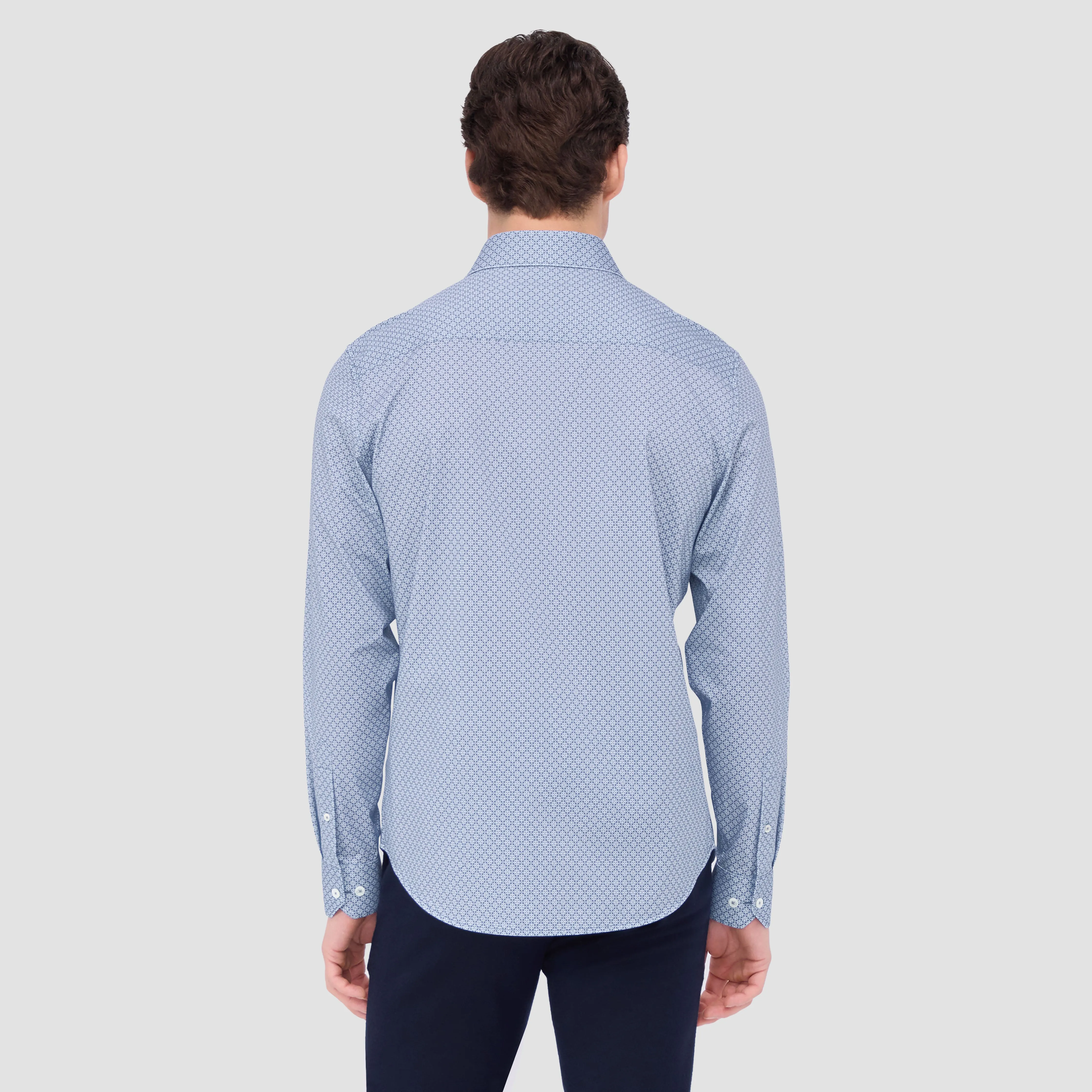 James Geometric OoohCotton Shirt sold by Bugatchi product image thumbnail 4
