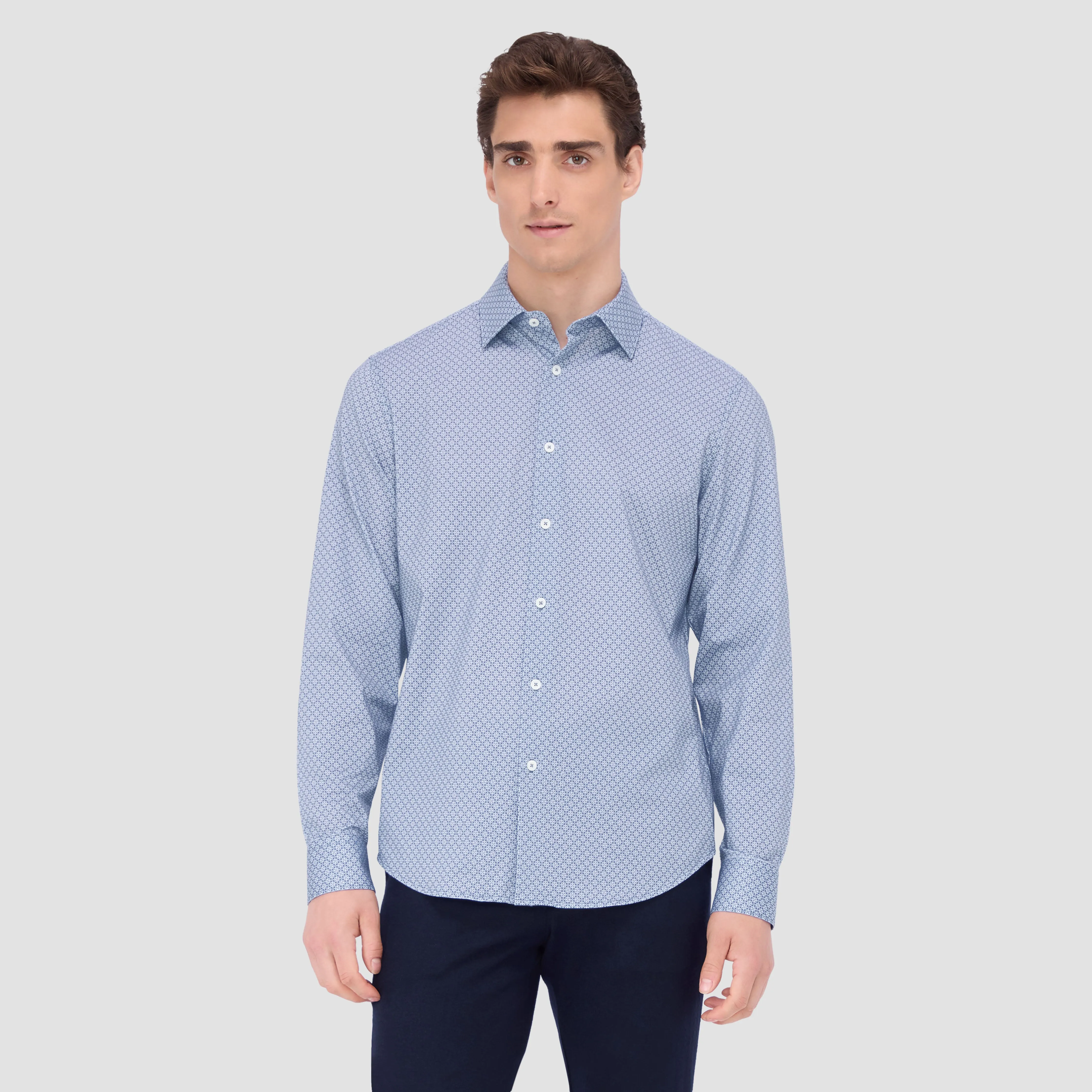 James Geometric OoohCotton Shirt sold by Bugatchi product image thumbnail 2