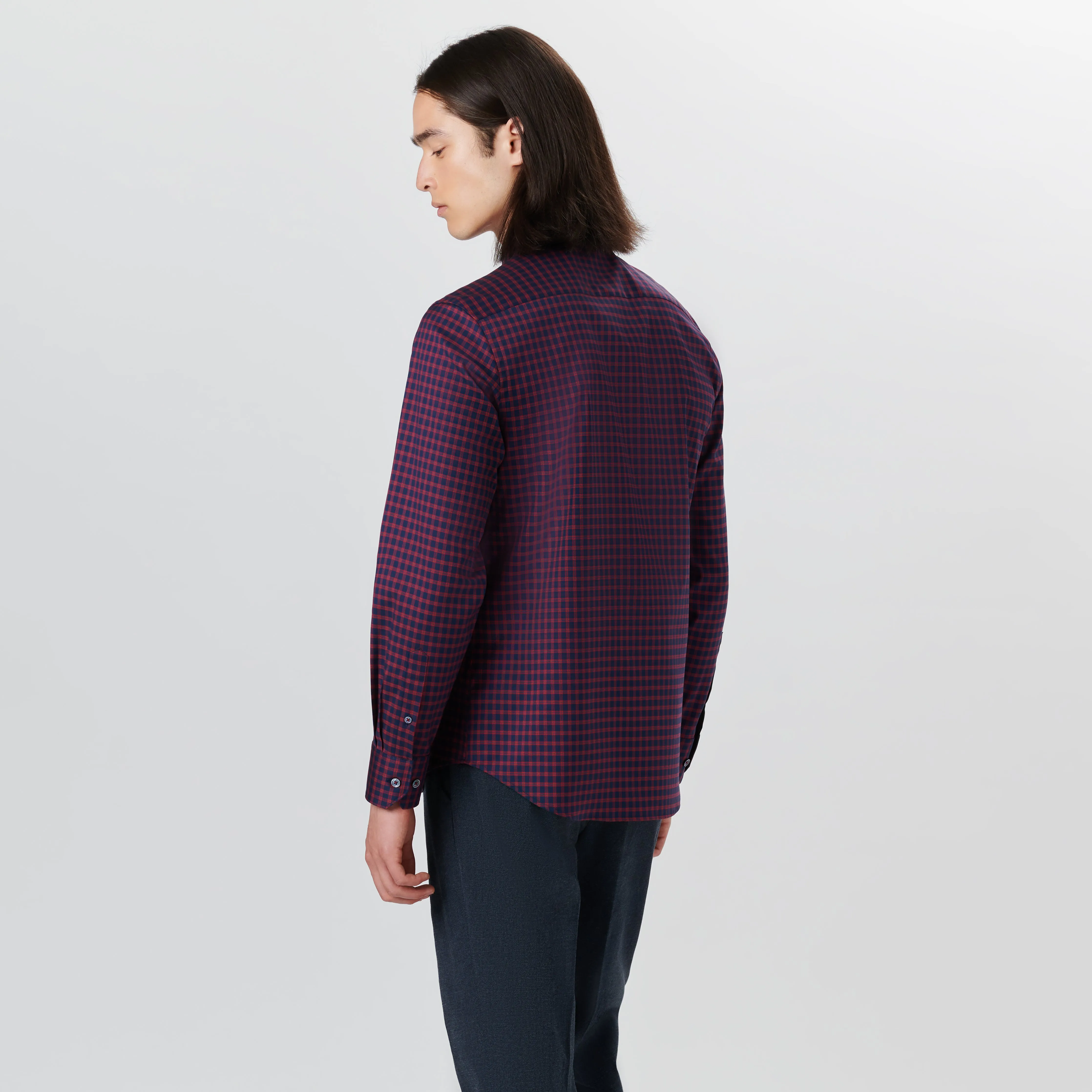 AXEL Checkered Shirt sold by Bugatchi product image thumbnail 4