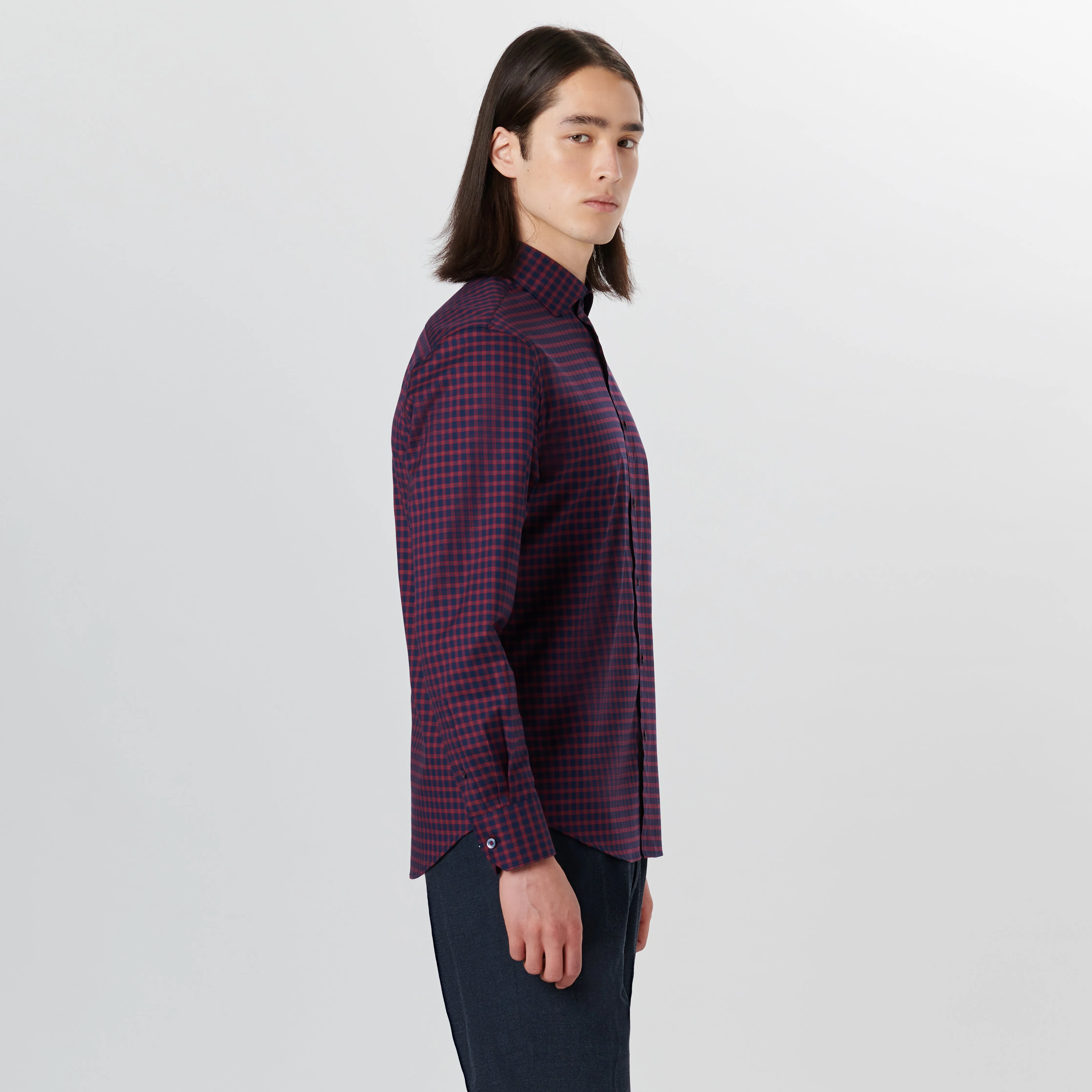 AXEL Checkered Shirt sold by Bugatchi product image thumbnail 3