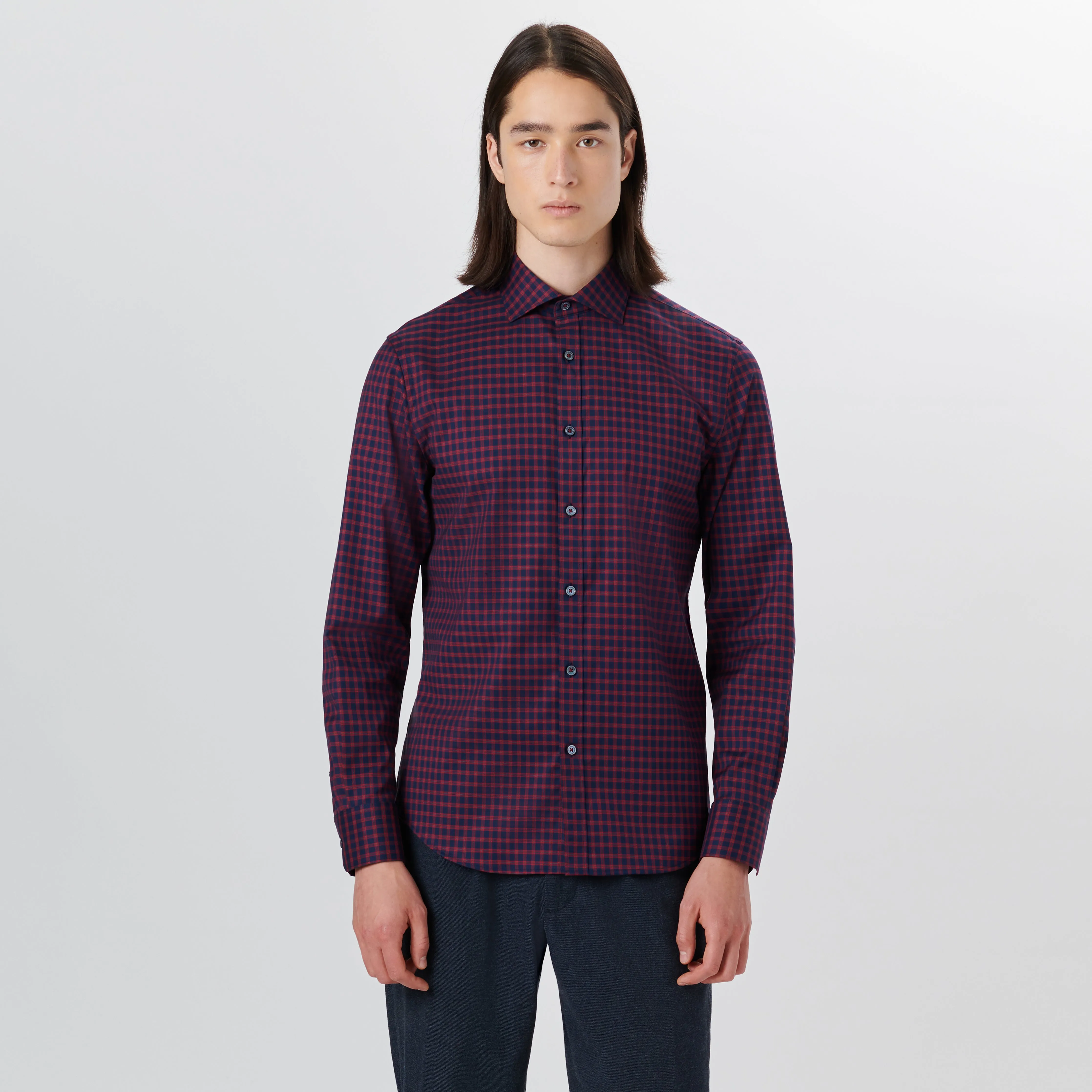 AXEL Checkered Shirt sold by Bugatchi product image thumbnail 2