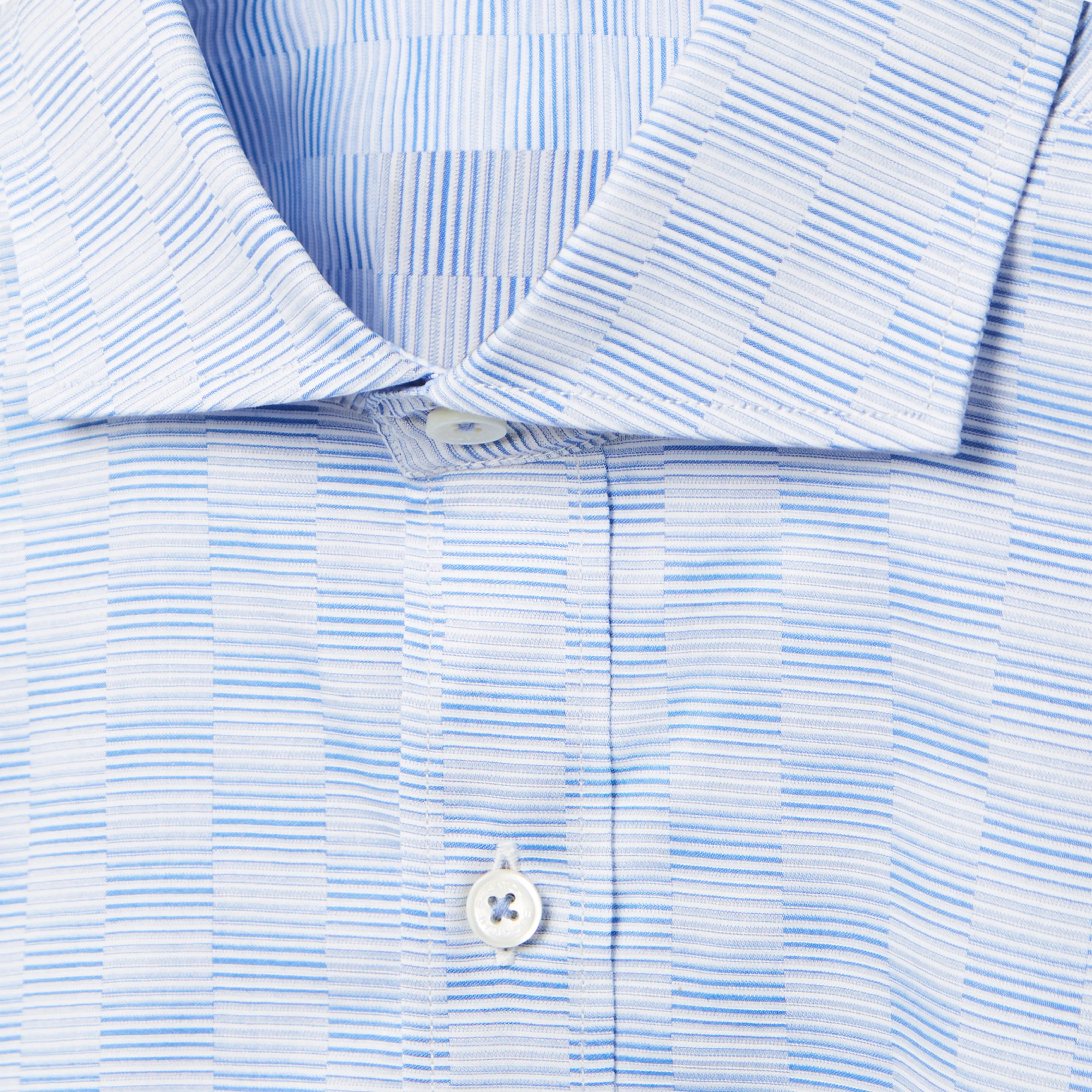Checkerboard Check Cotton Shirt sold by Bugatchi product image thumbnail 2