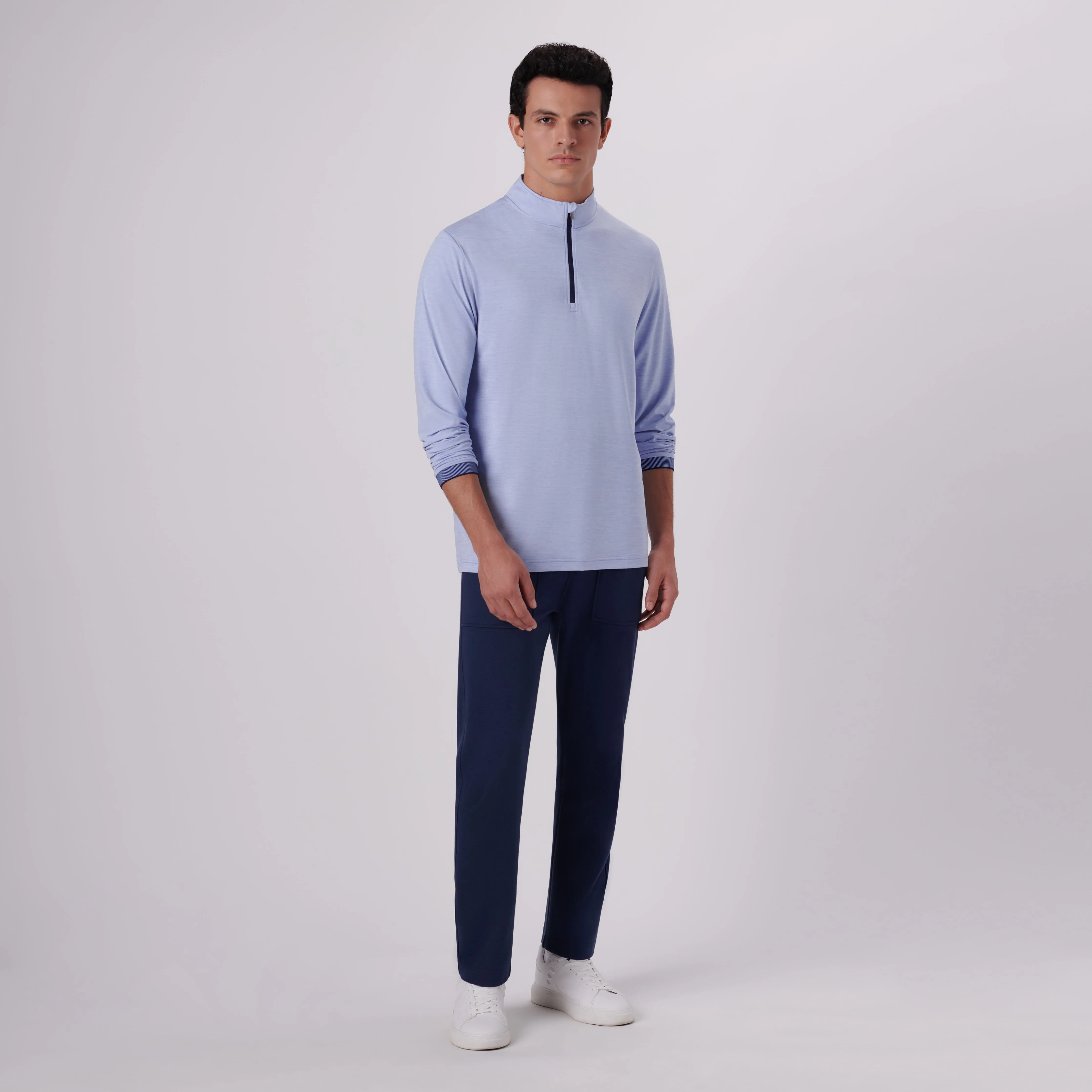 Performance Quarter-Zip Pullover sold by Bugatchi product image thumbnail 5