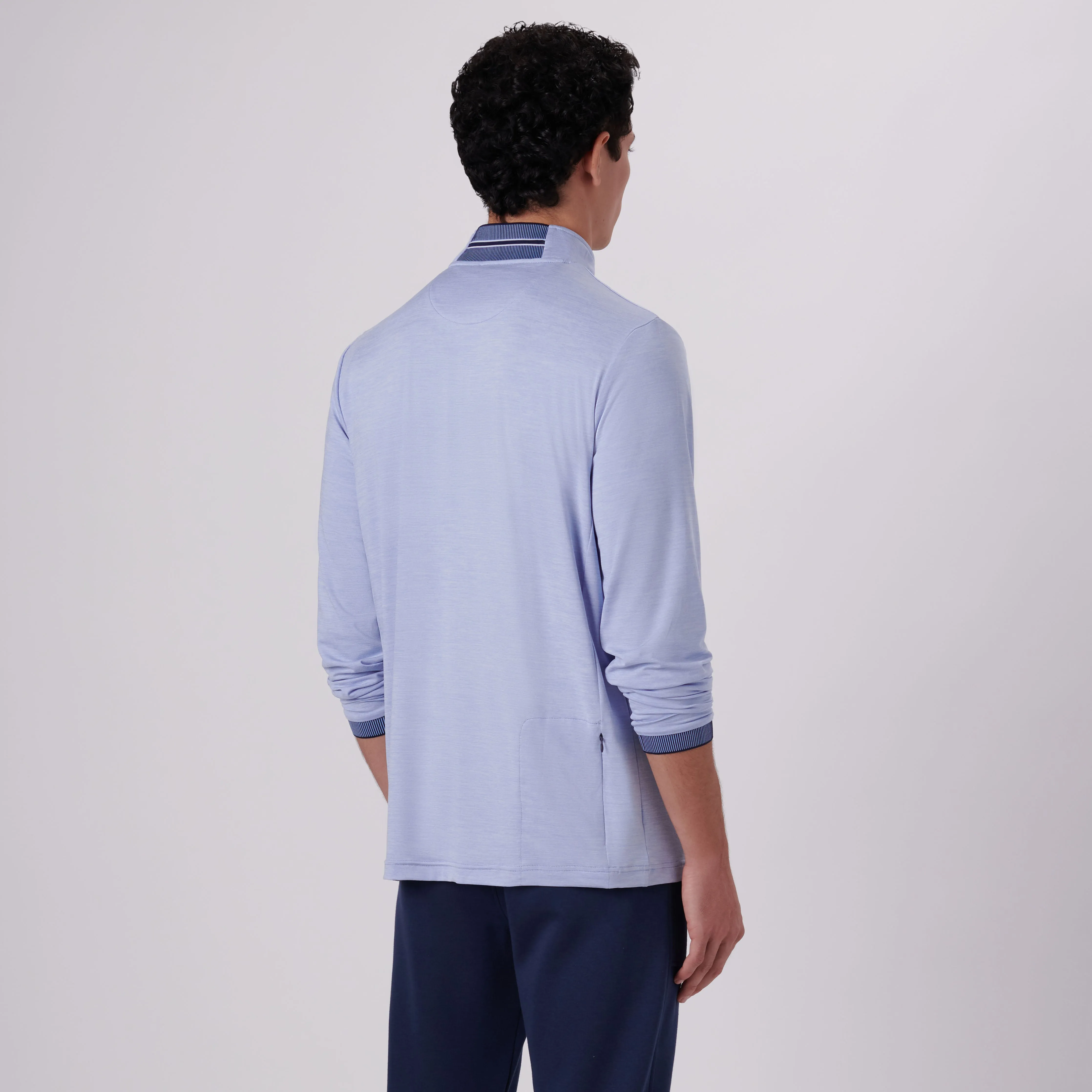 Performance Quarter-Zip Pullover sold by Bugatchi product image thumbnail 4