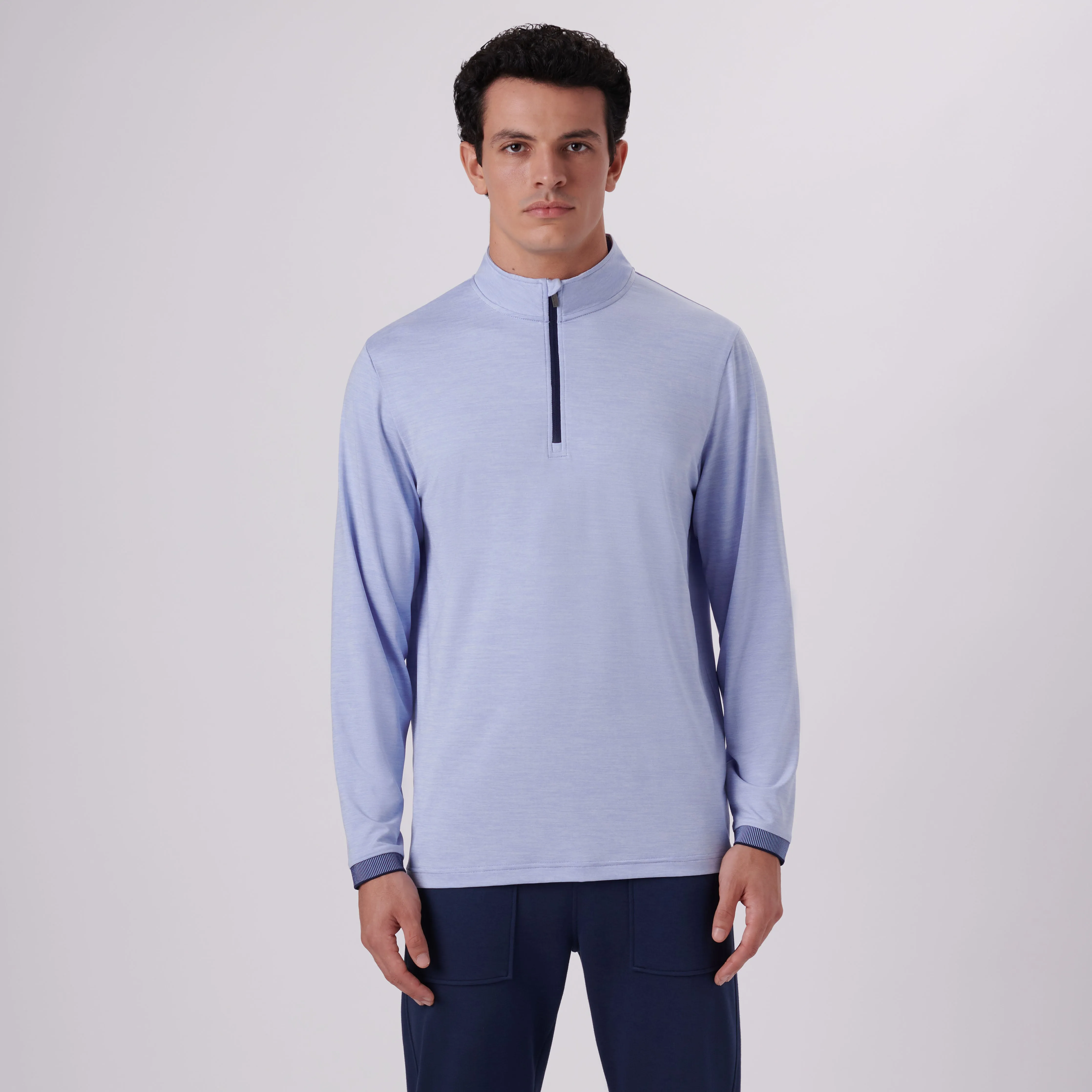 Performance Quarter-Zip Pullover sold by Bugatchi product image thumbnail 2