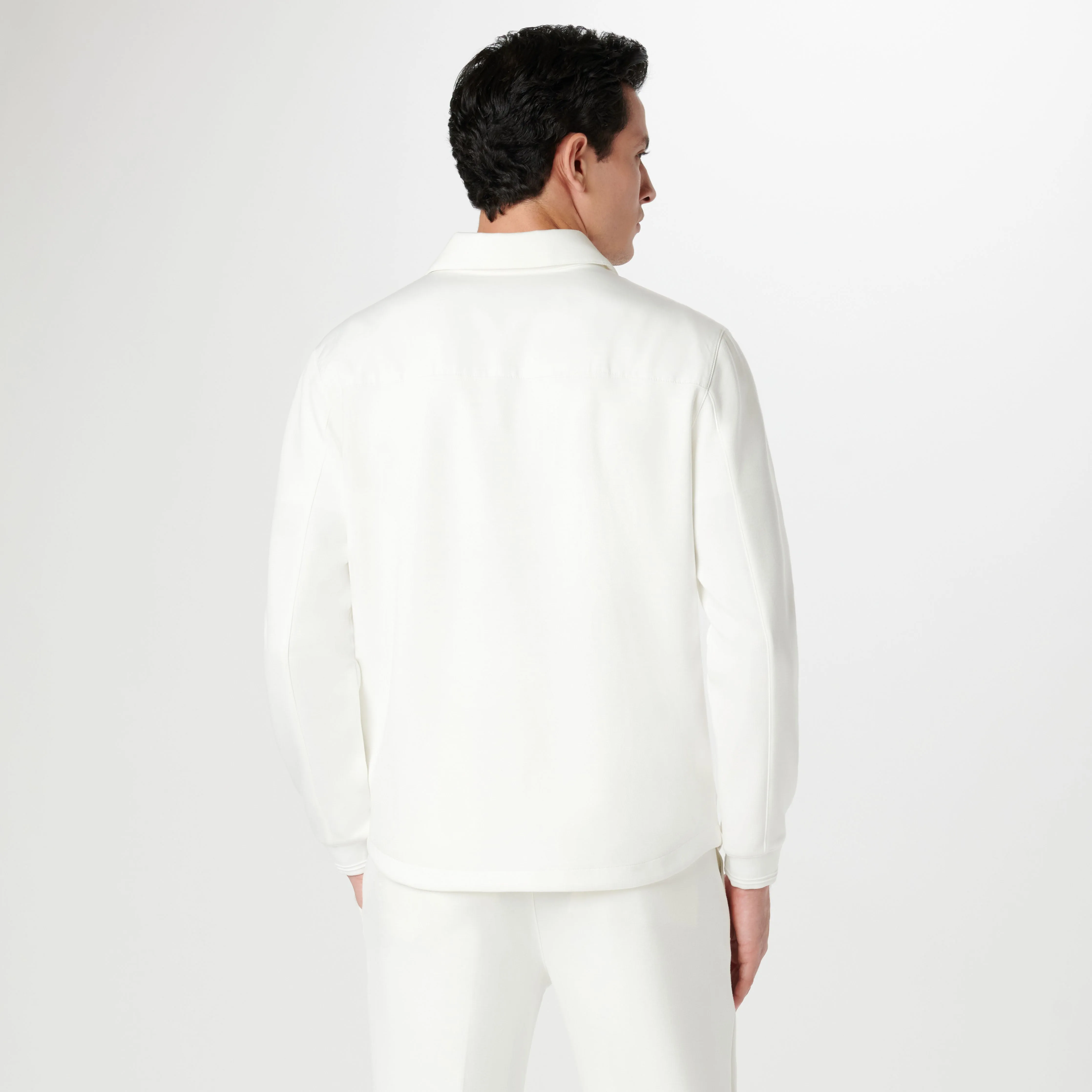 Soft Touch Performance Shirt Jacket sold by Bugatchi product image thumbnail 4