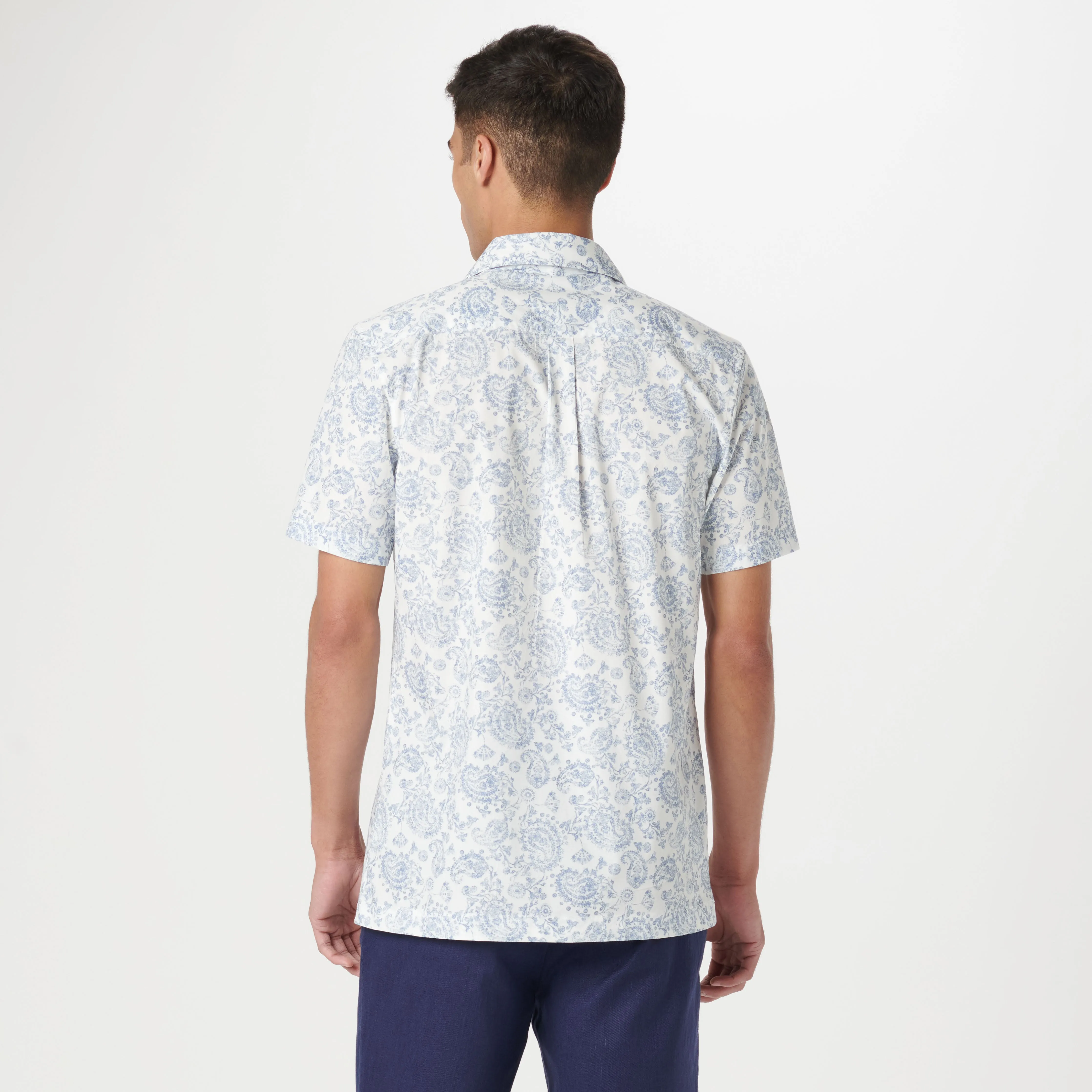 Jackson Paisley Short Sleeve Shirt sold by Bugatchi product image thumbnail 4