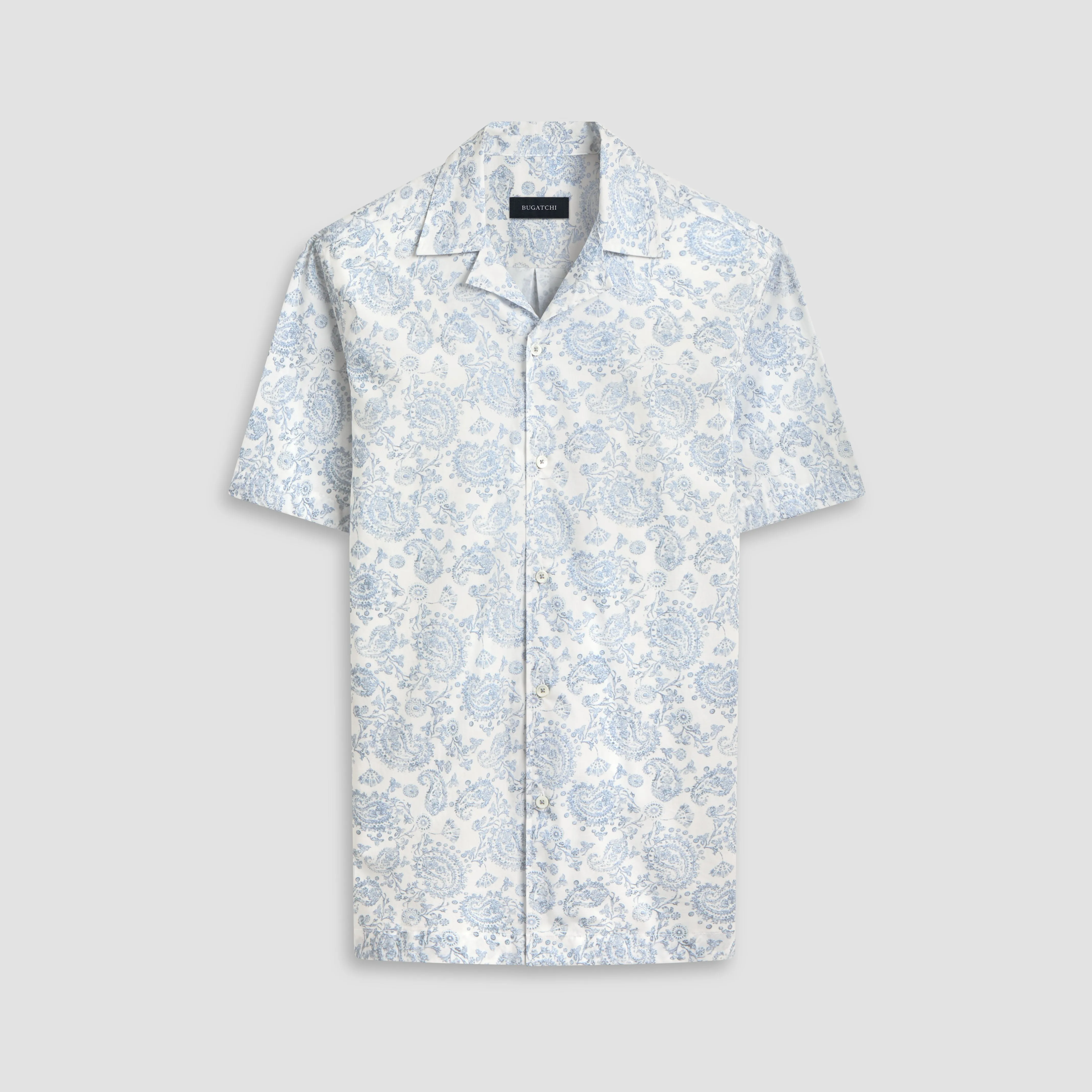 Jackson Paisley Short Sleeve Shirt sold by Bugatchi