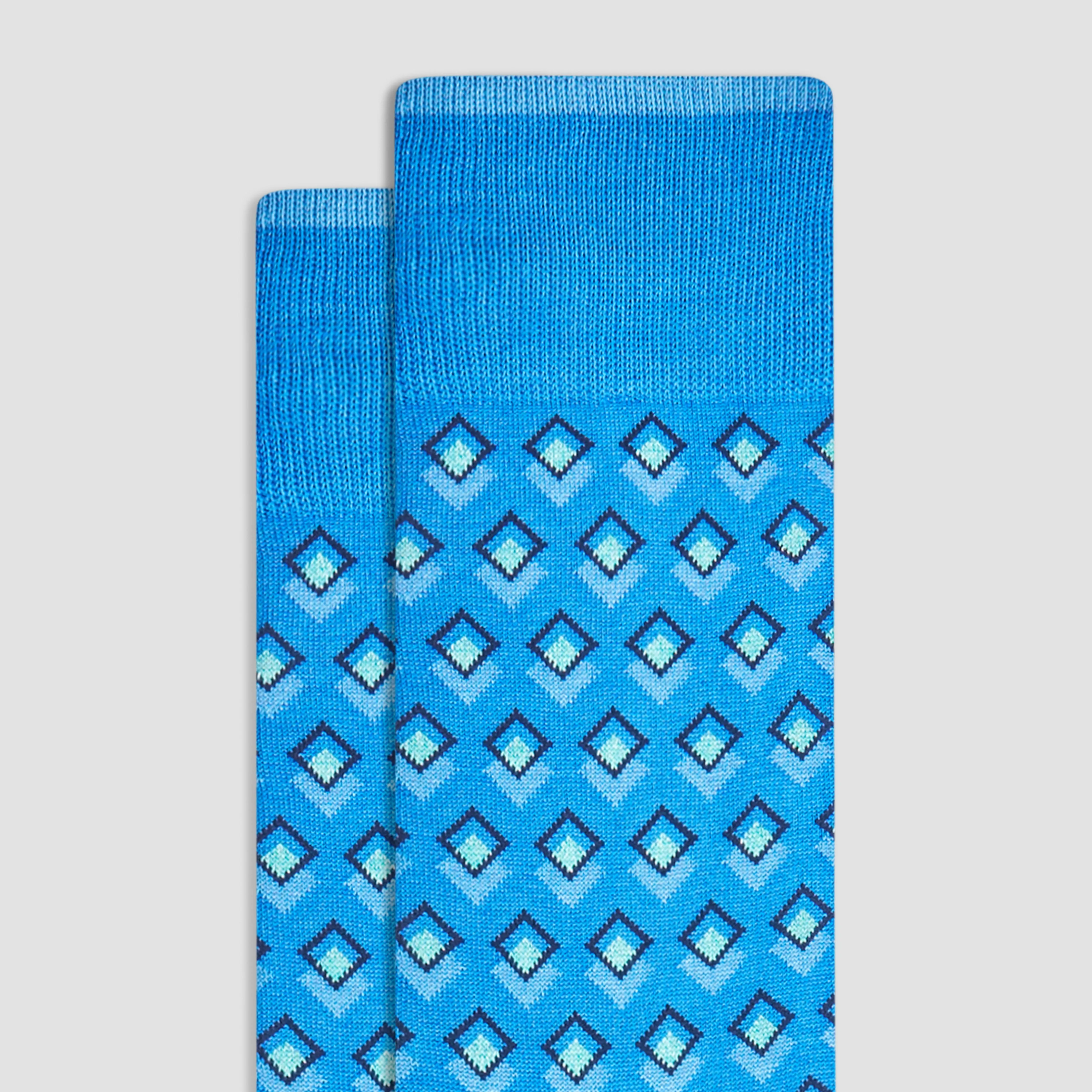 Double Diamond Mid-Calf Socks sold by Bugatchi product image thumbnail 2