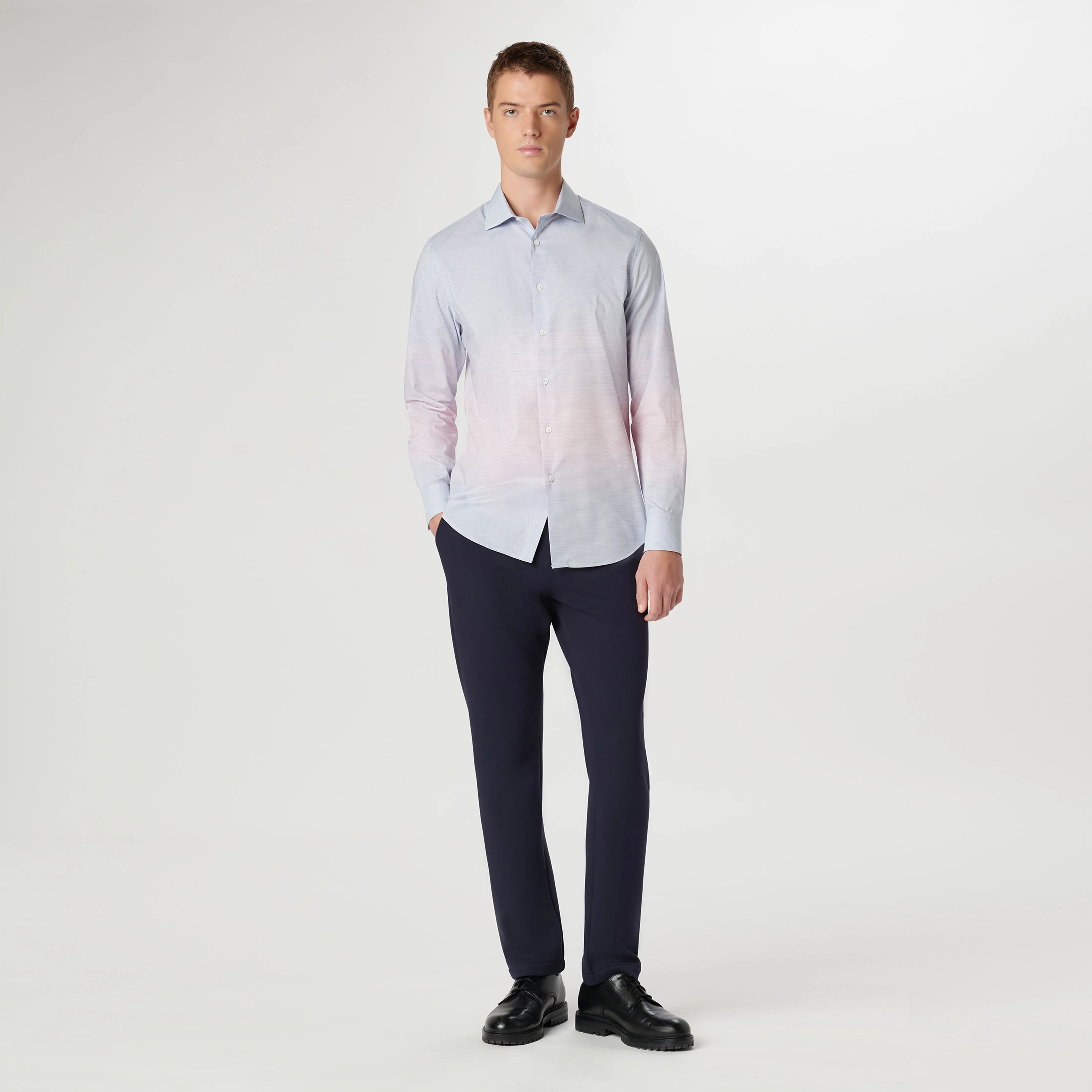 Axel Mini Shepherd Check Shirt sold by Bugatchi product image thumbnail 5