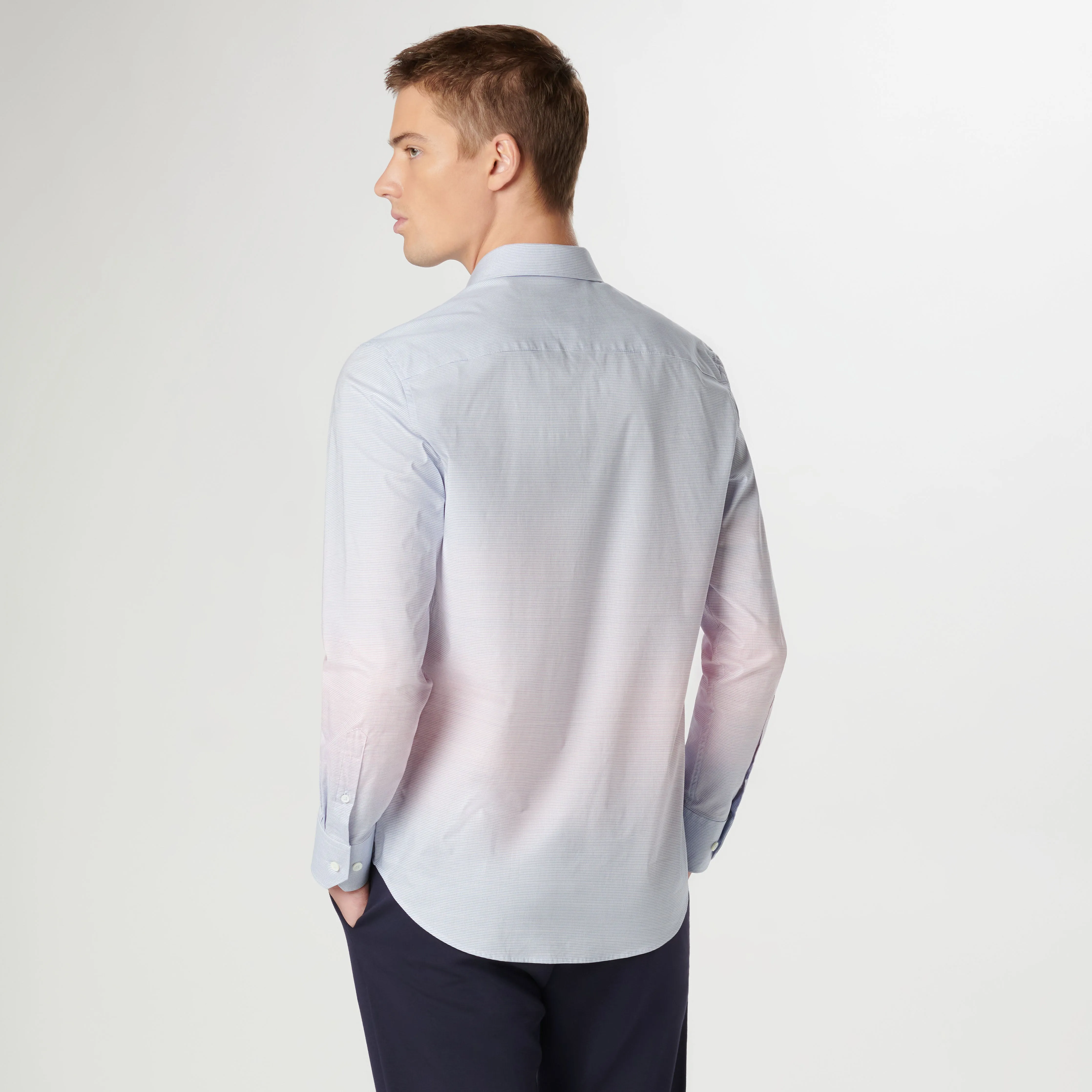 Axel Mini Shepherd Check Shirt sold by Bugatchi product image thumbnail 4