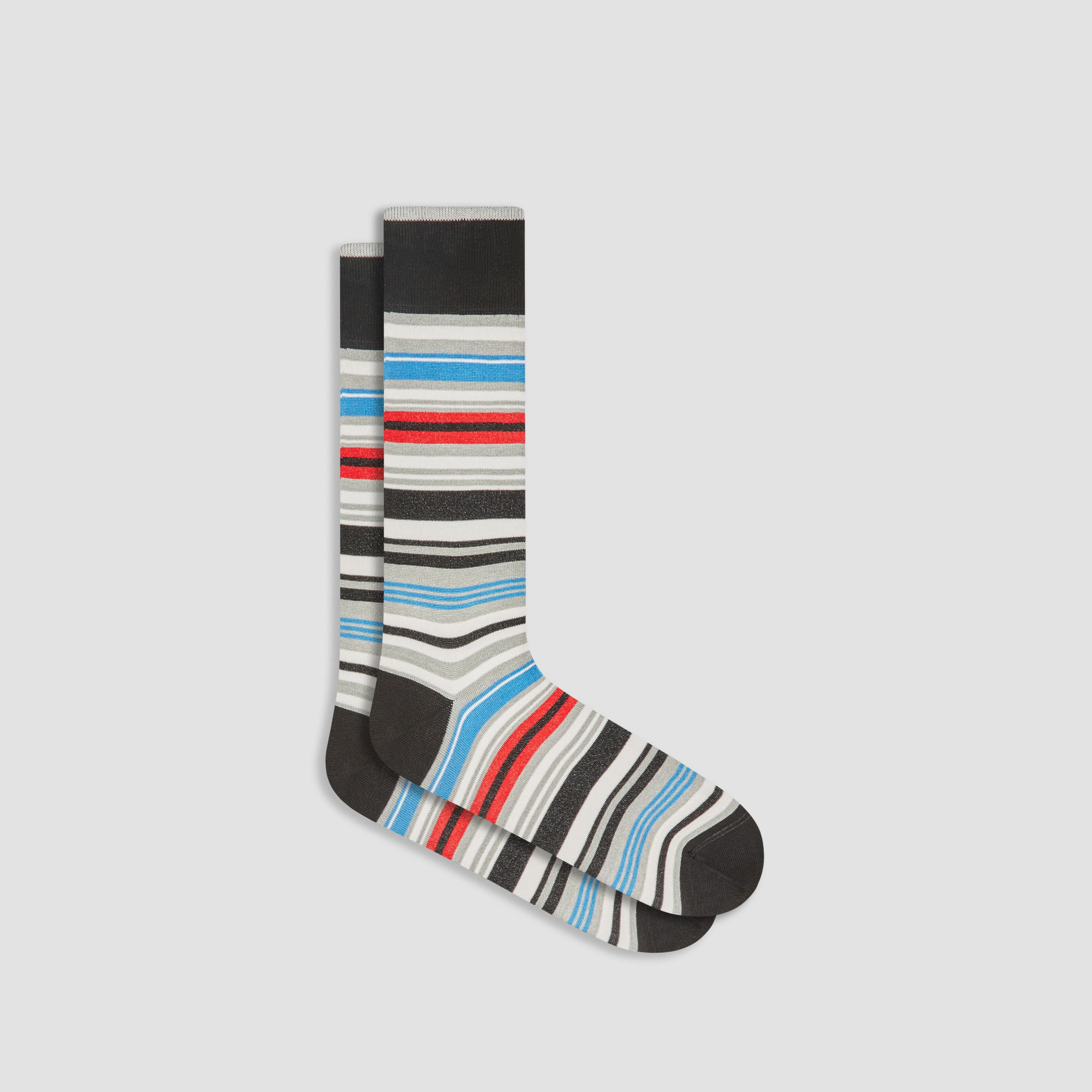 Striped Mid-Calf Socks sold by Bugatchi