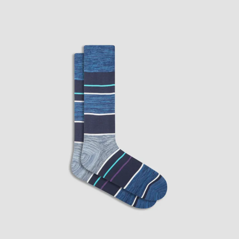 Color Block Mid-Calf Socks sold by Bugatchi