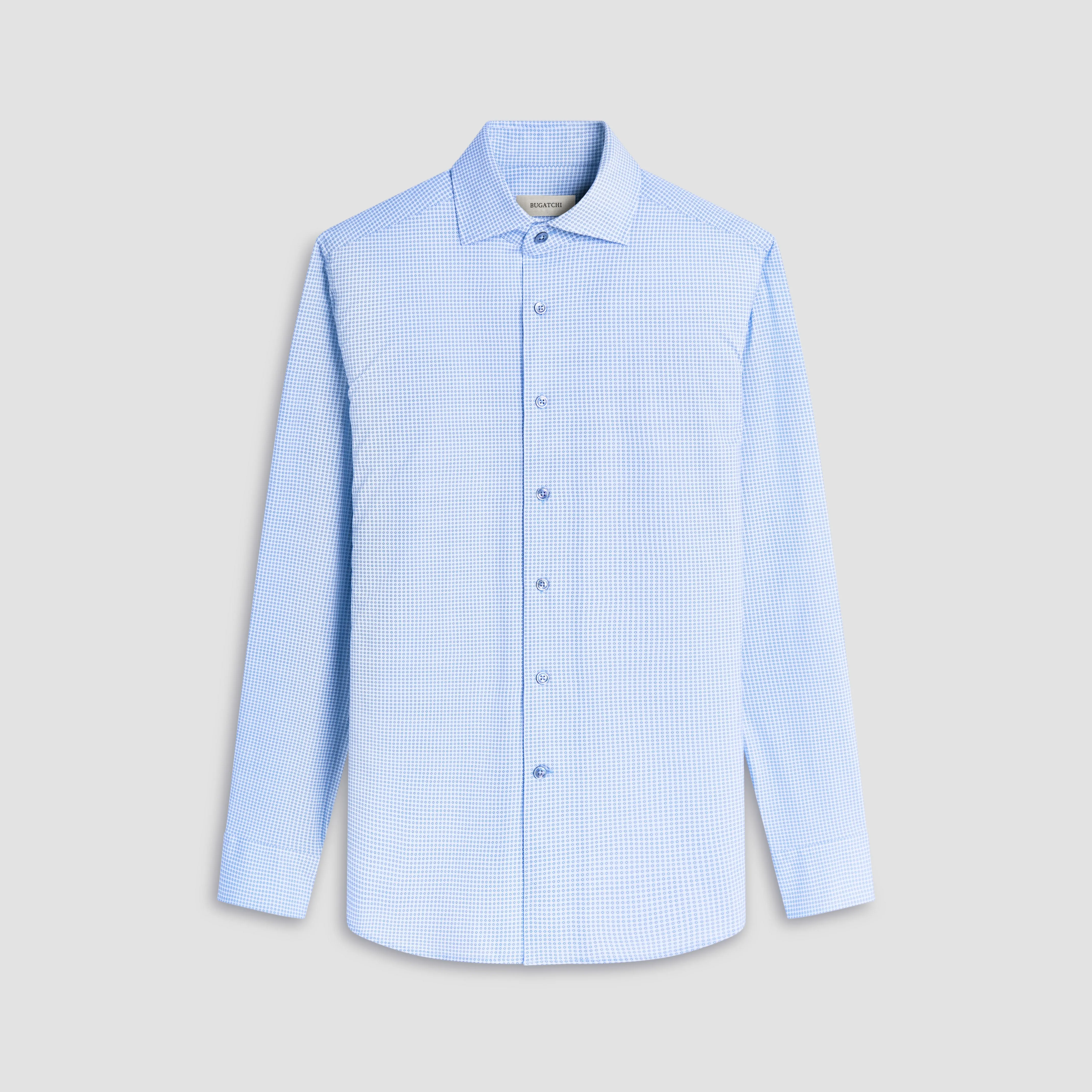 Devon Geometric OoohCotton Shirt sold by Bugatchi